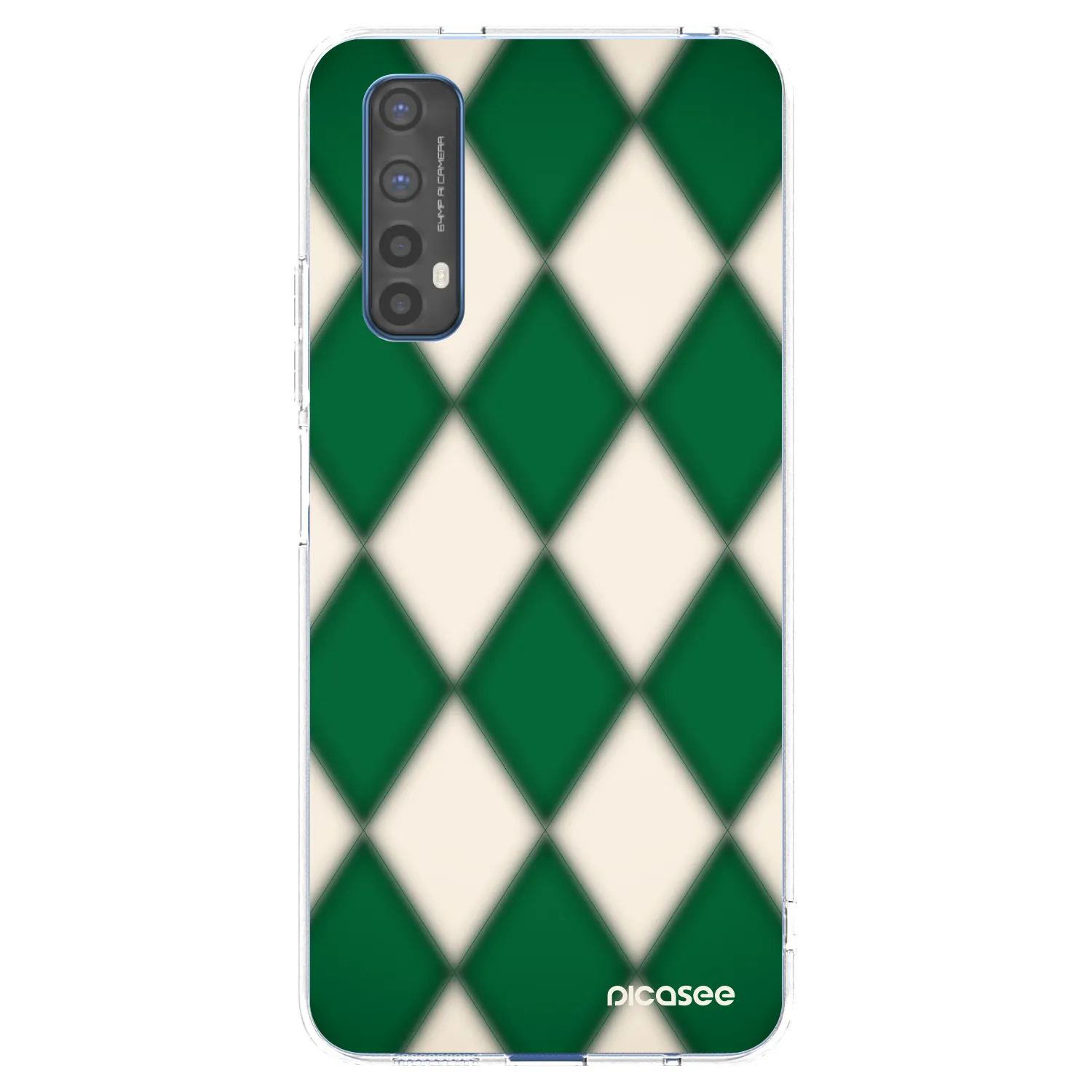 Picasee silikonový průhledný obal pro Realme 7 - Emerald Diamond