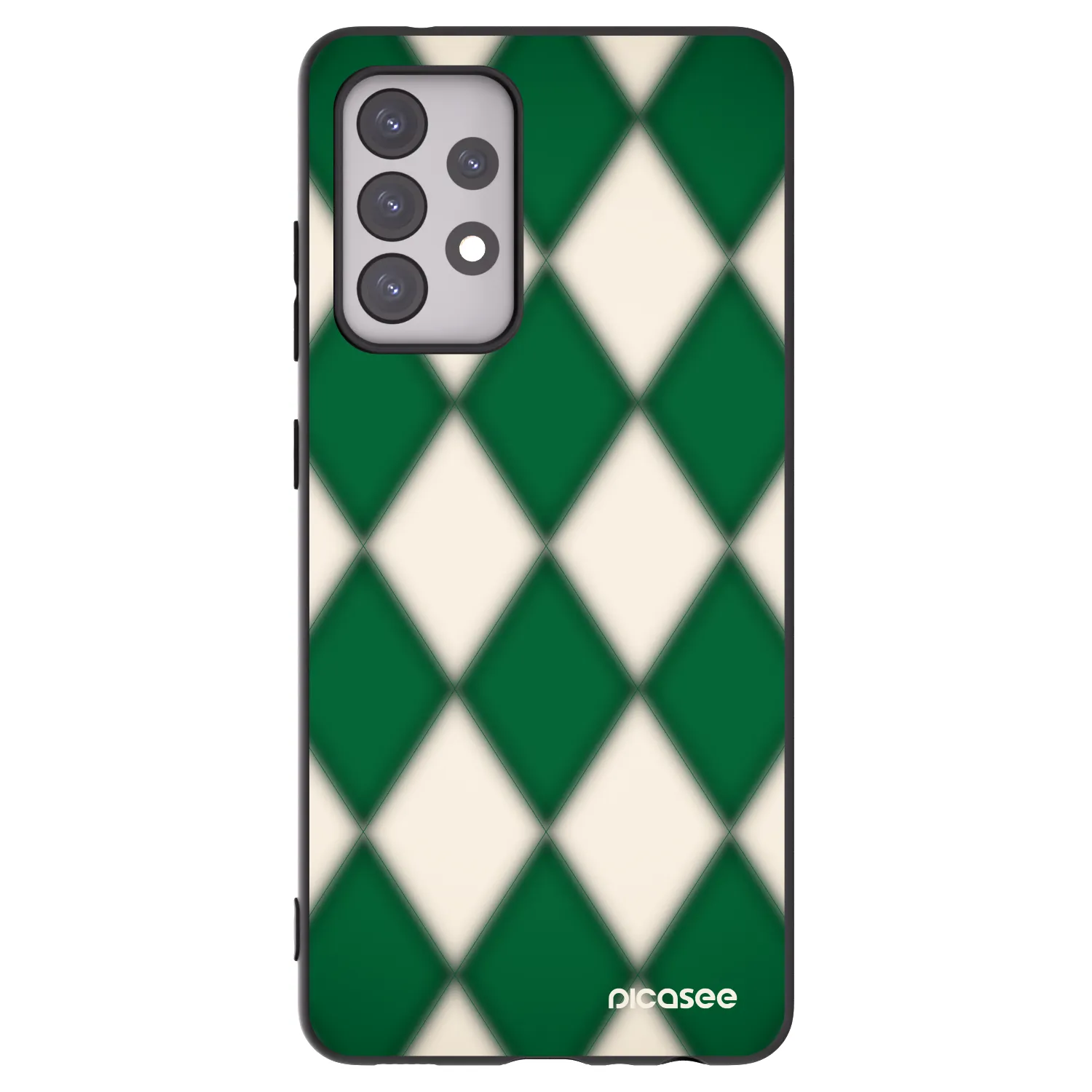 Picasee silikonový černý obal pro Samsung Galaxy A52s 5G A528B - Emerald Diamond