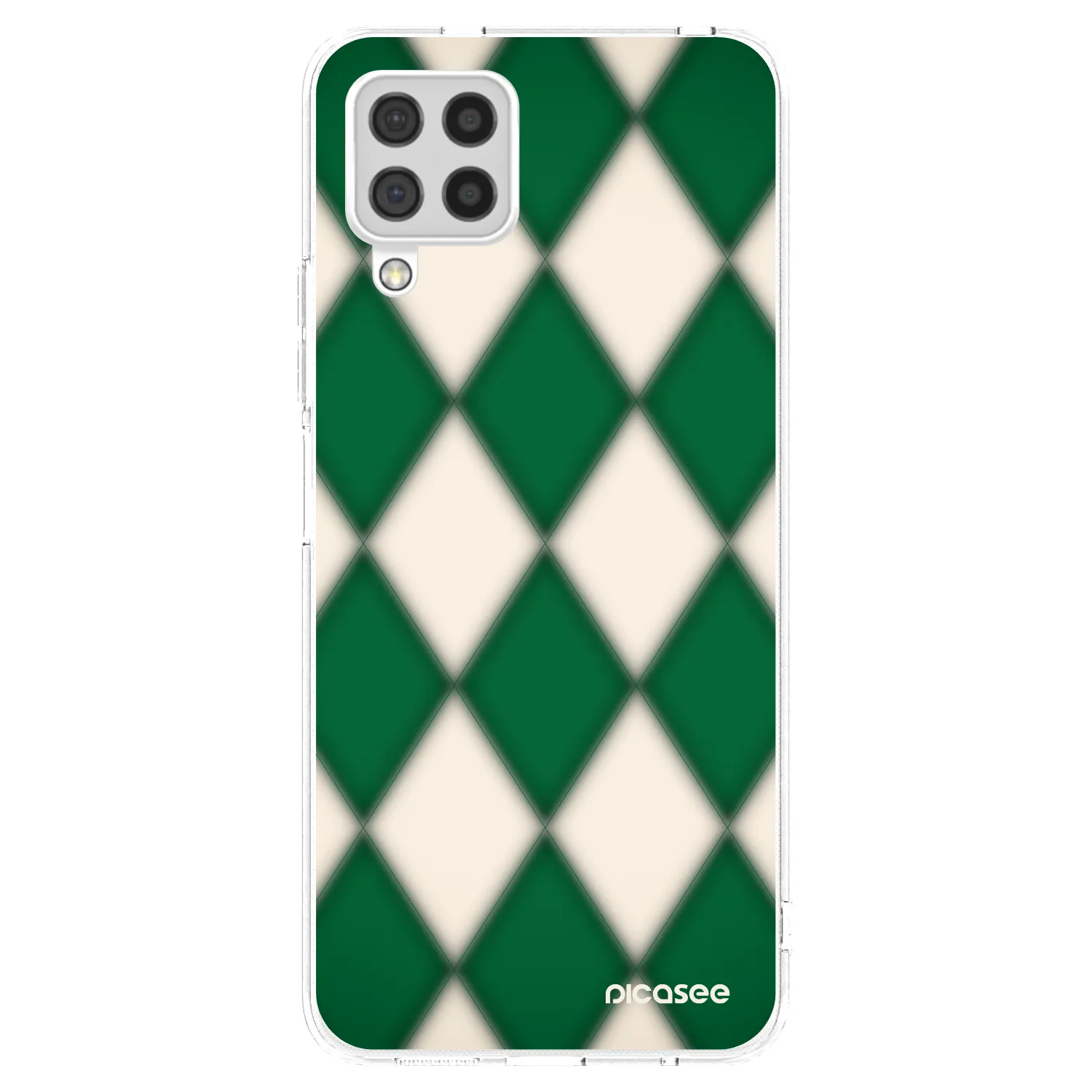 Picasee silikonový průhledný obal pro Samsung Galaxy A22 A225F 4G - Emerald Diamond