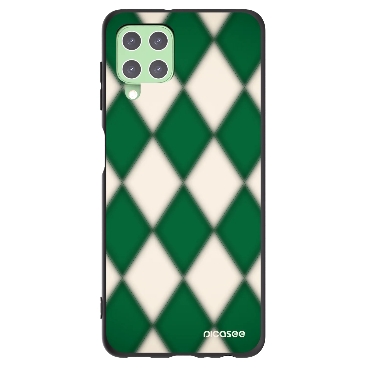 Picasee silikonový černý obal pro Samsung Galaxy A22 A225F 4G - Emerald Diamond