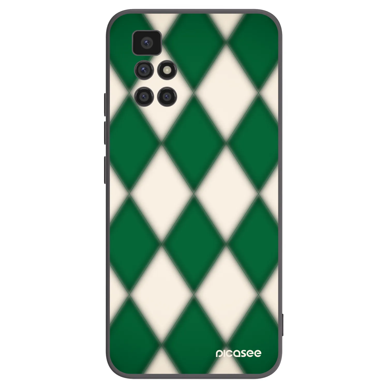 Picasee silikonový černý obal pro Xiaomi Redmi 10 - Emerald Diamond