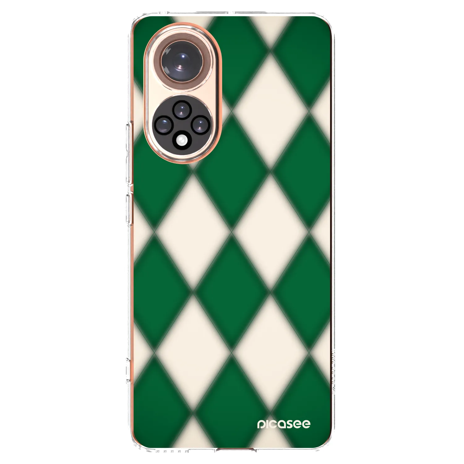 Picasee silikonový průhledný obal pro Honor 50 5G - Emerald Diamond