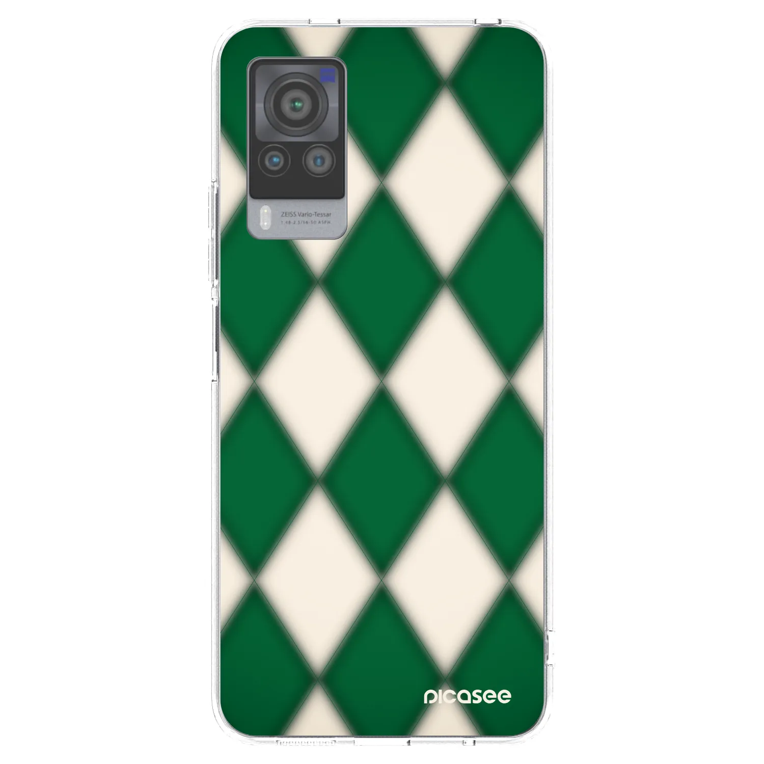 Picasee silikonový průhledný obal pro Vivo X60 Pro 5G - Emerald Diamond