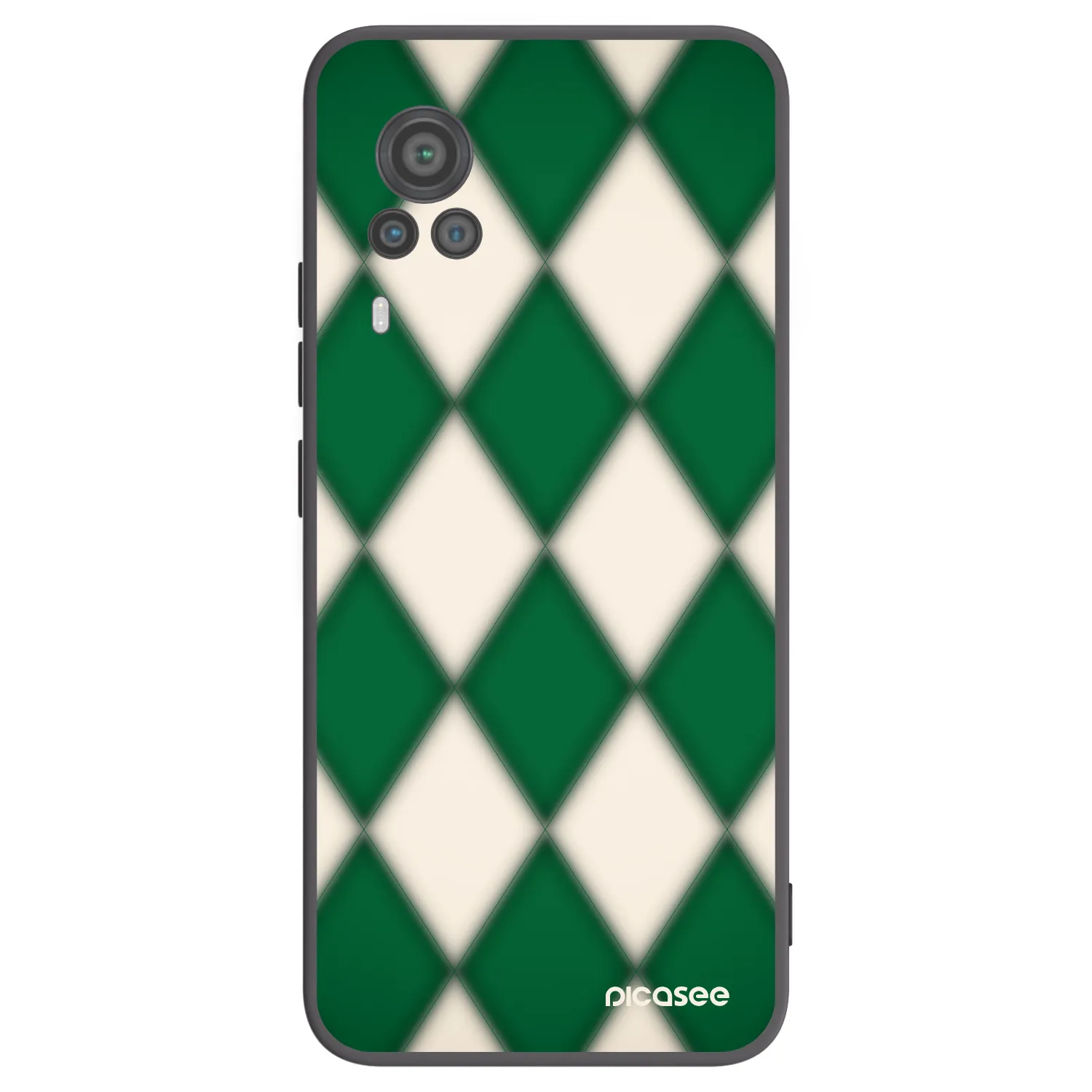 Picasee silikonový černý obal pro Vivo X60 Pro 5G - Emerald Diamond