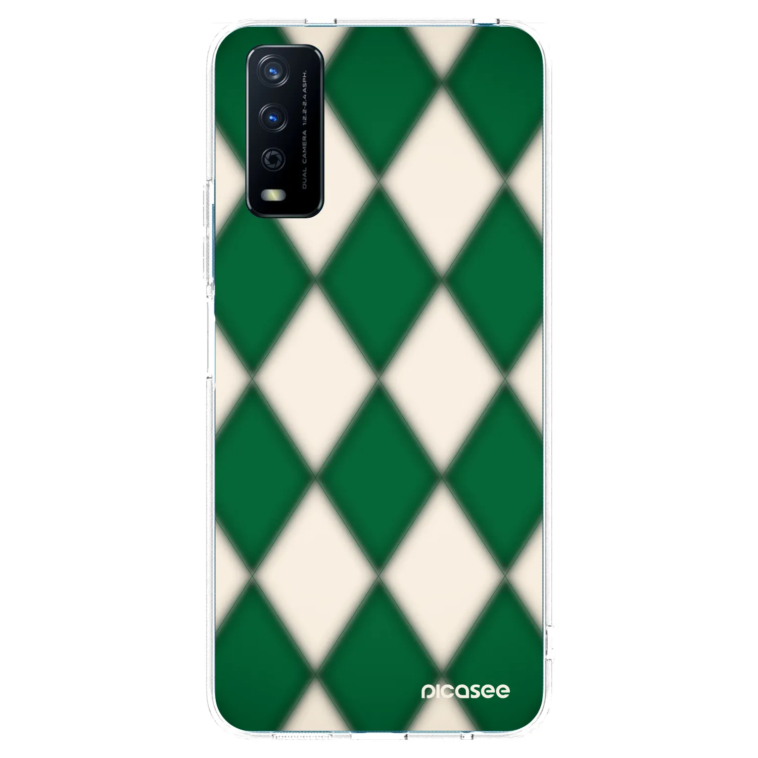 Picasee silikonový průhledný obal pro Vivo Y11s - Emerald Diamond