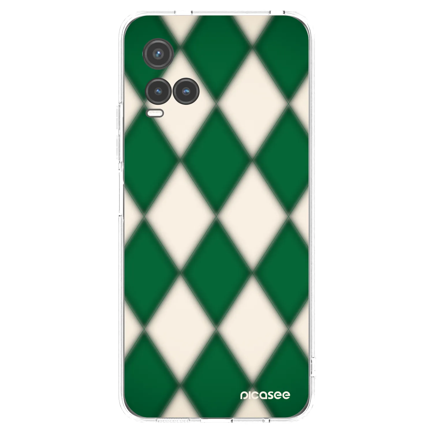 Picasee silikonový průhledný obal pro Vivo Y33s - Emerald Diamond