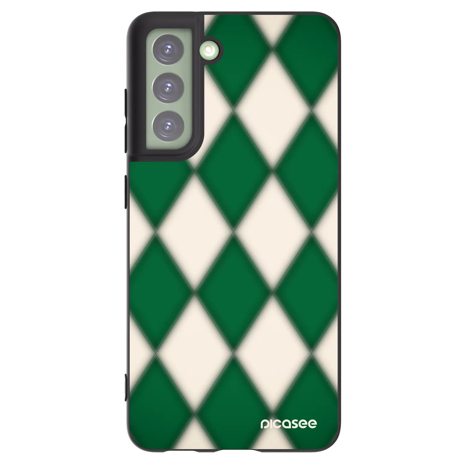 Picasee silikonový černý obal pro Samsung Galaxy S21 FE 5G - Emerald Diamond
