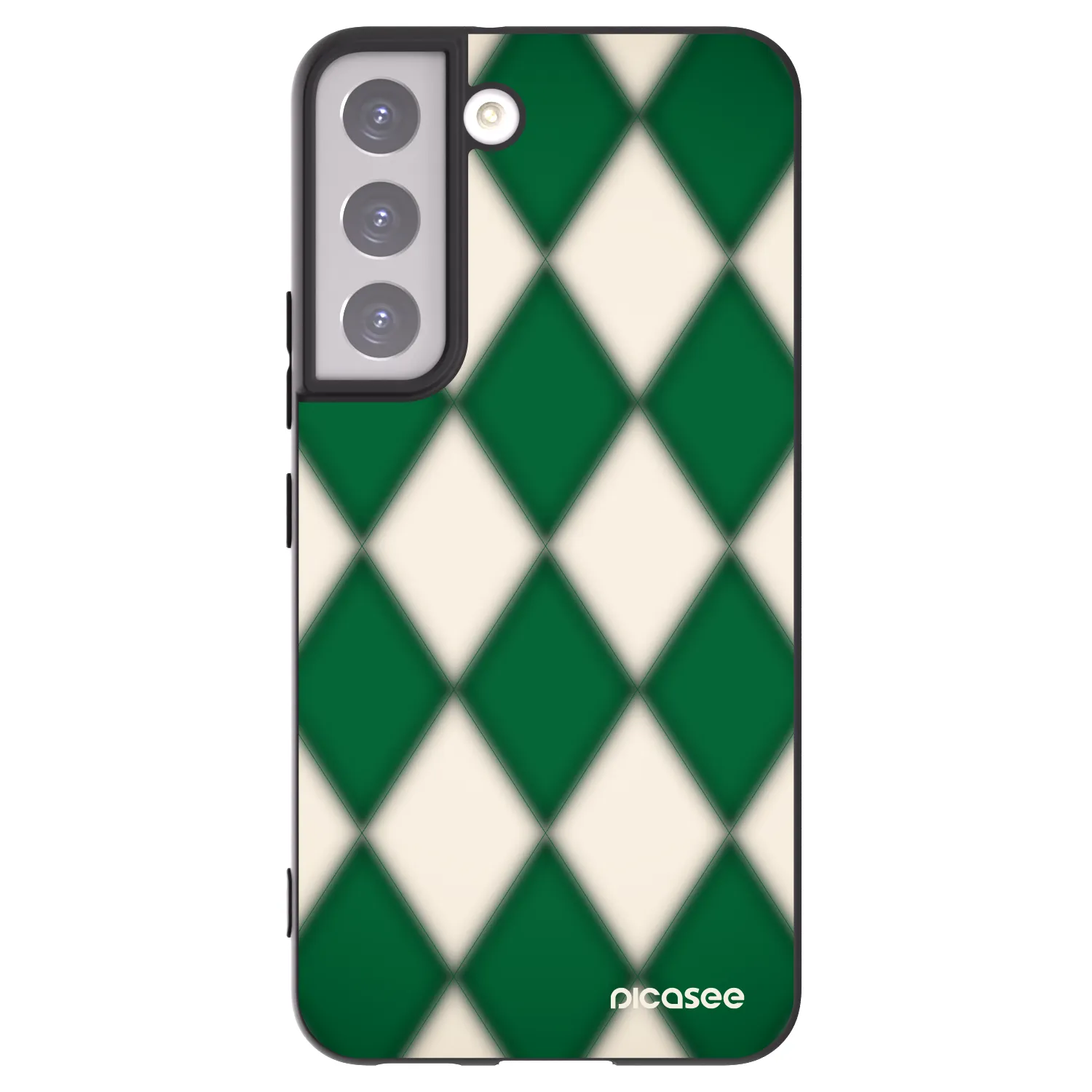 Picasee silikonový černý obal pro Samsung Galaxy S22 5G - Emerald Diamond