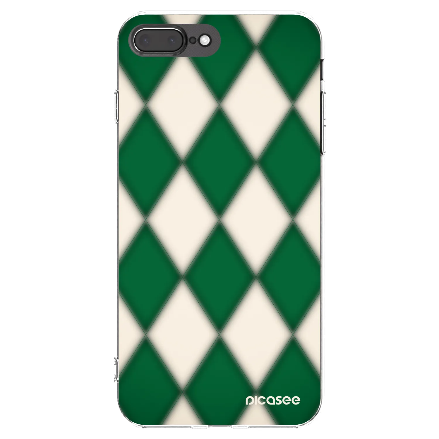 Picasee silikonový průhledný obal pro Apple iPhone 7 Plus - Emerald Diamond