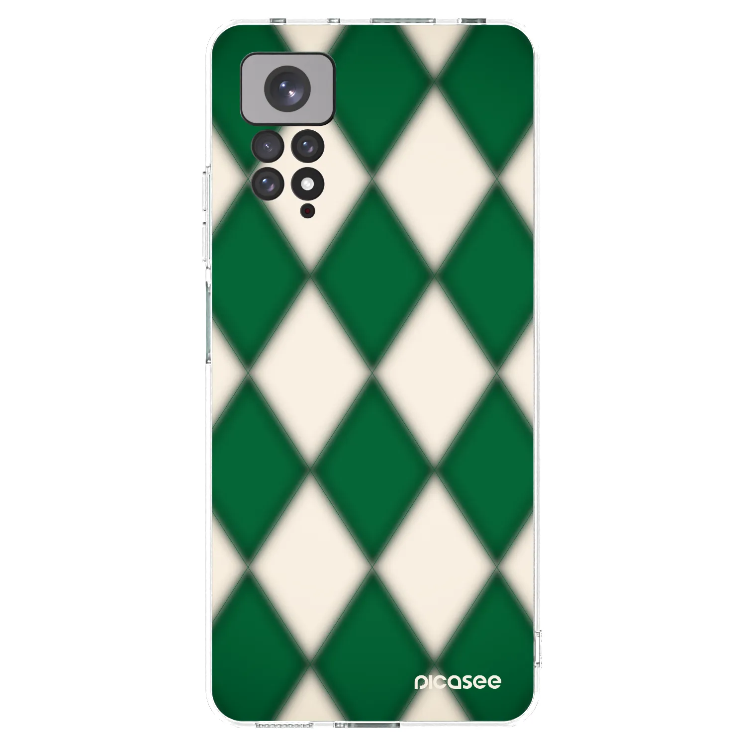 Picasee silikonový průhledný obal pro Xiaomi Redmi Note 11S 4G - Emerald Diamond