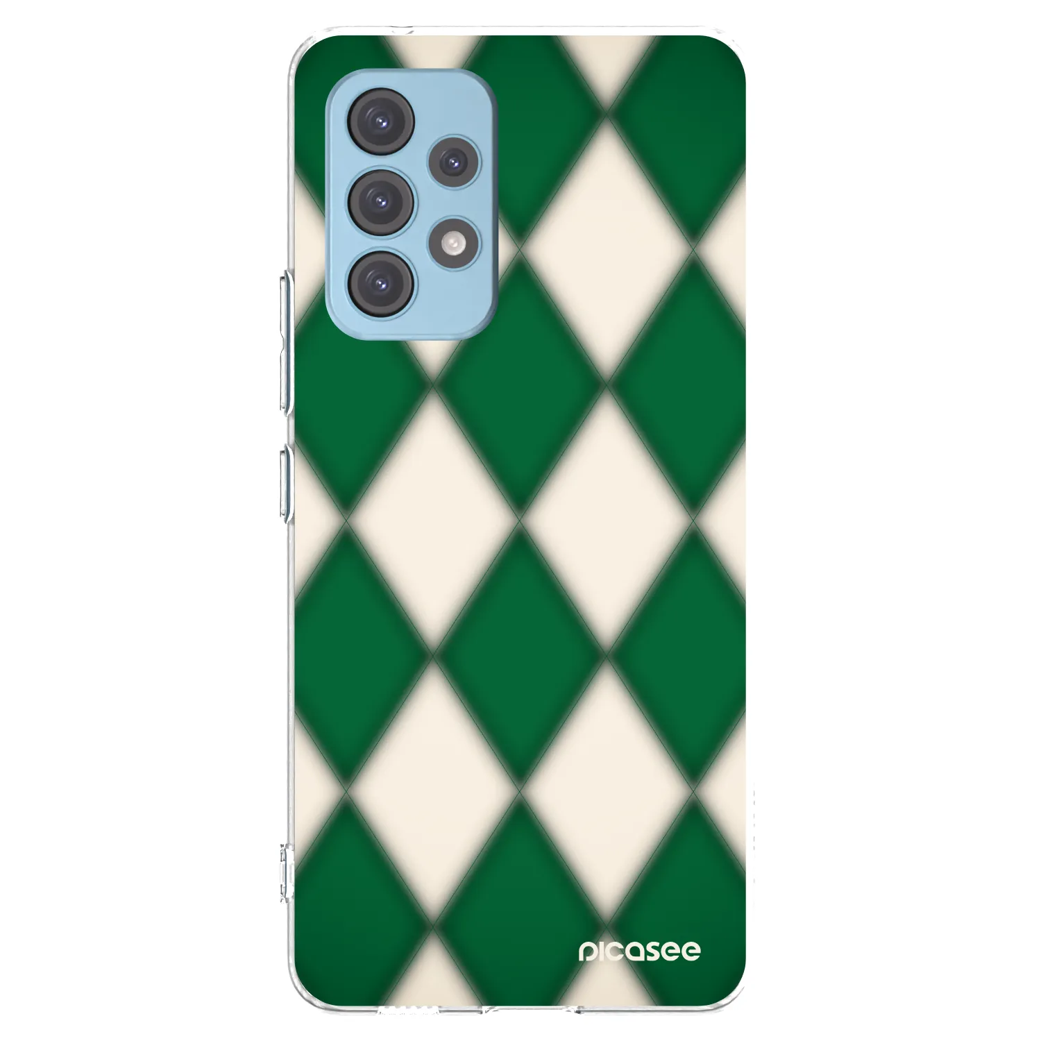 Picasee silikonový průhledný obal pro Samsung Galaxy A53 5G A536 - Emerald Diamond