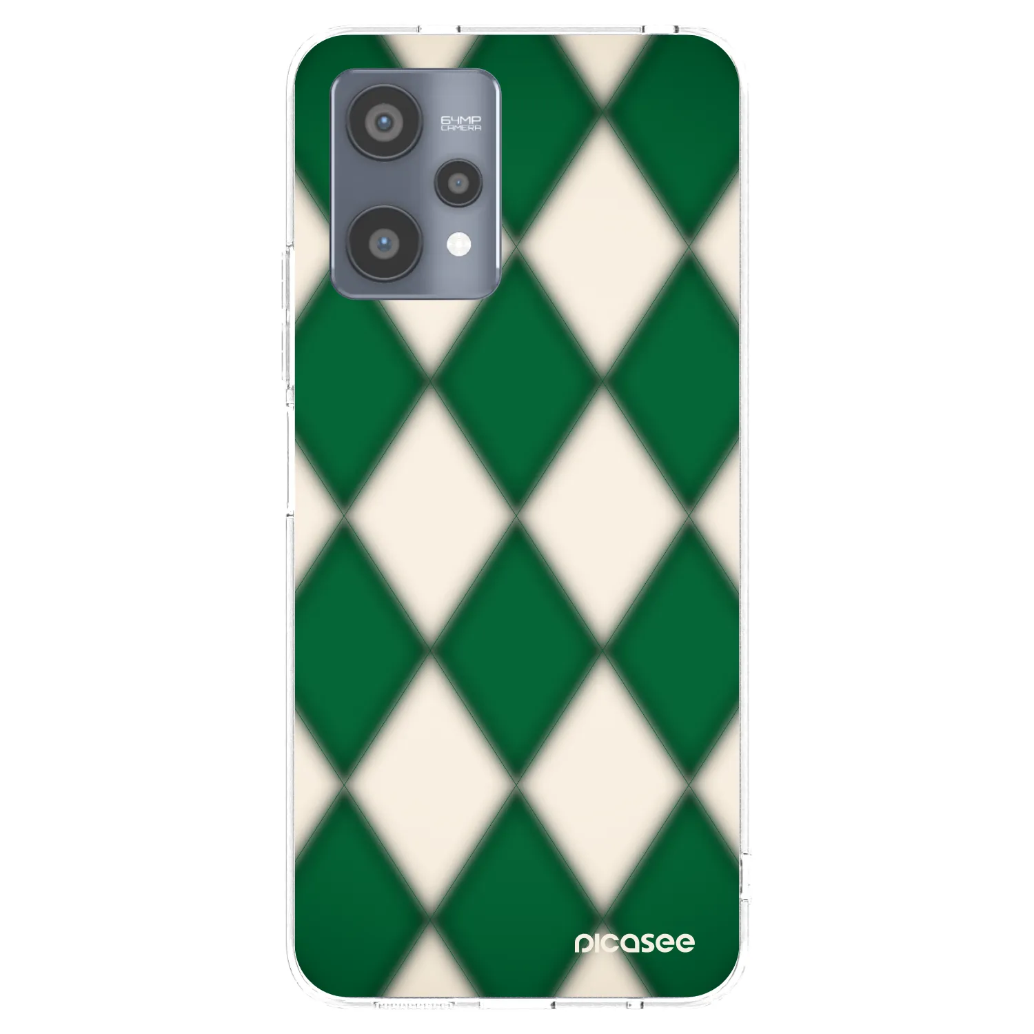 Picasee silikonový průhledný obal pro Realme 9 Pro 5G - Emerald Diamond