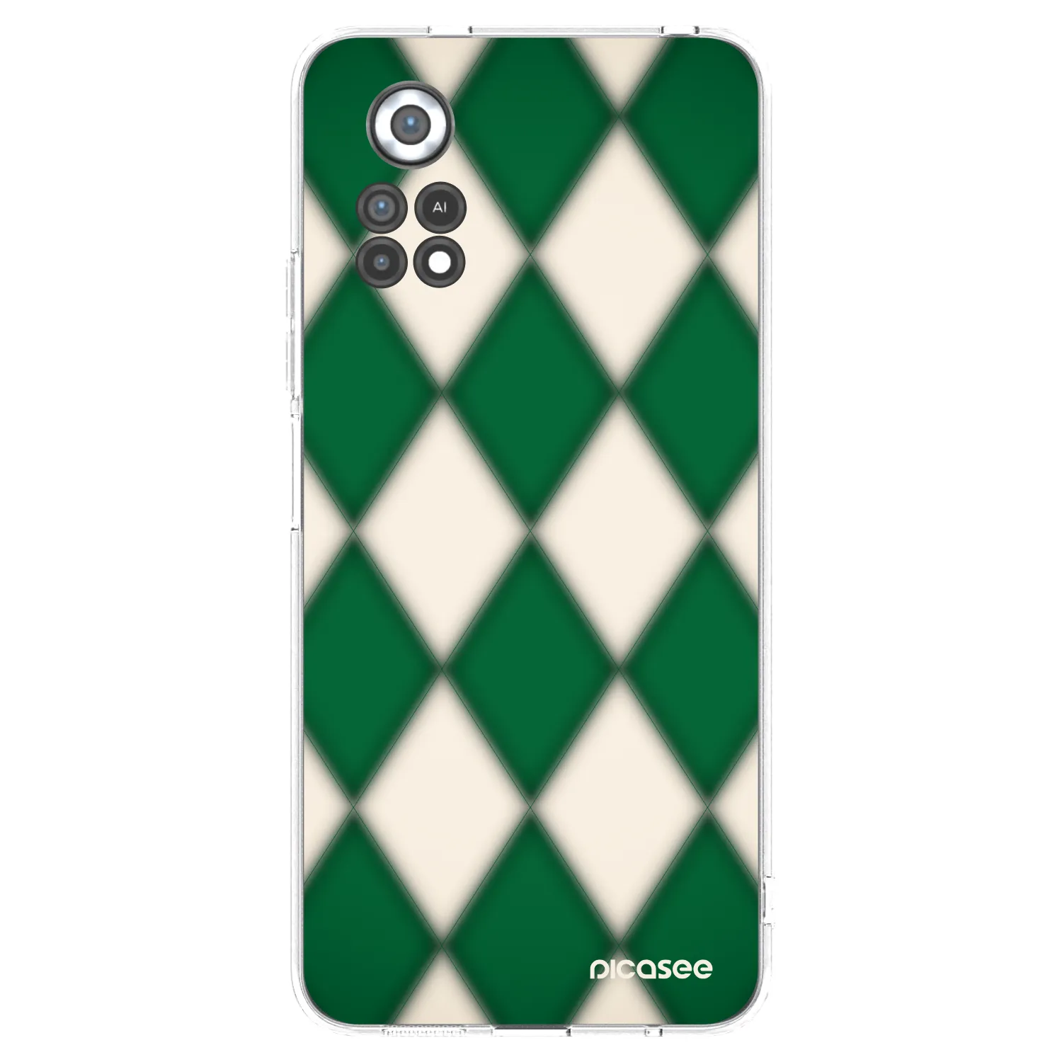 Picasee silikonový průhledný obal pro Xiaomi Poco X4 Pro 5G - Emerald Diamond