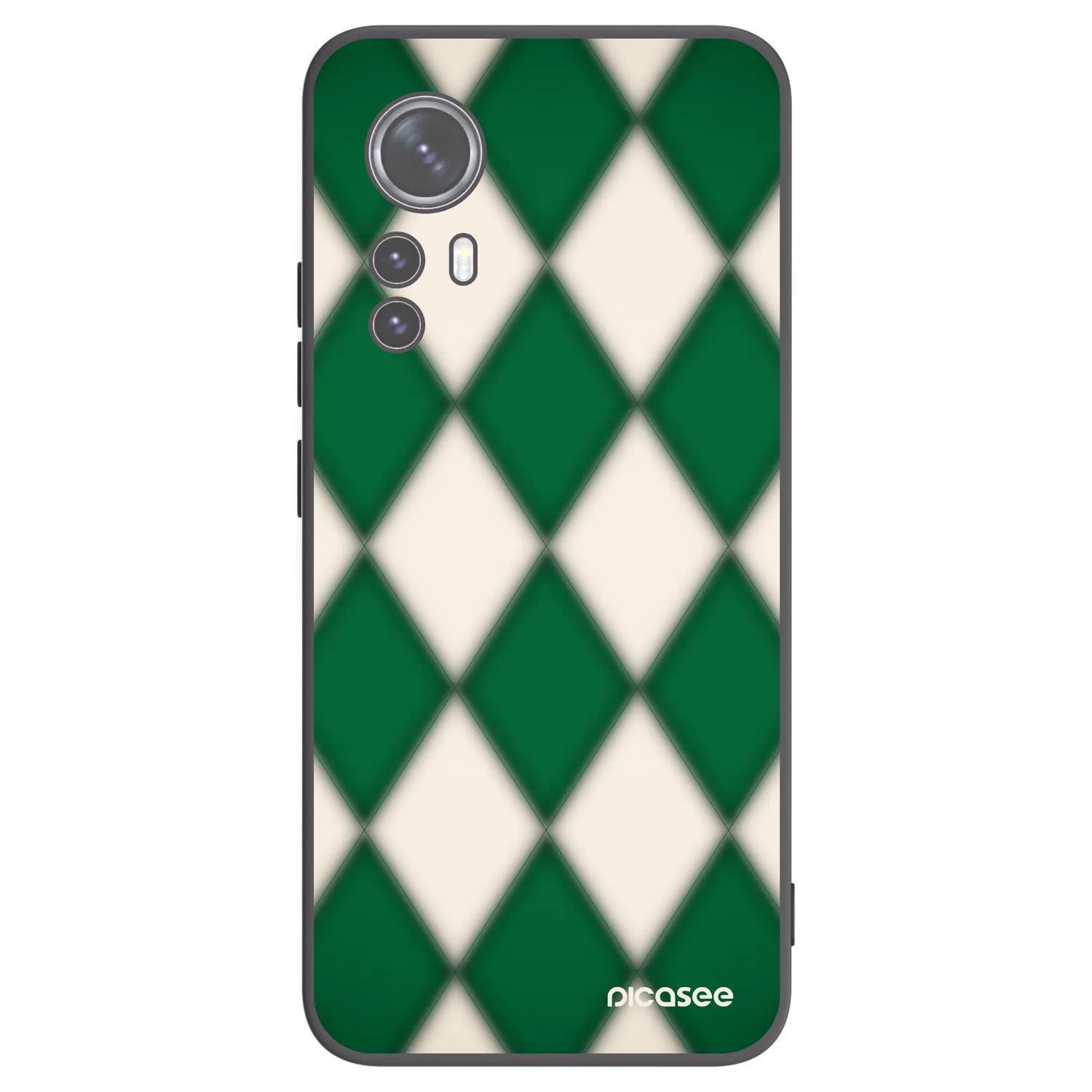 Picasee silikonový černý obal pro Xiaomi 12 - Emerald Diamond