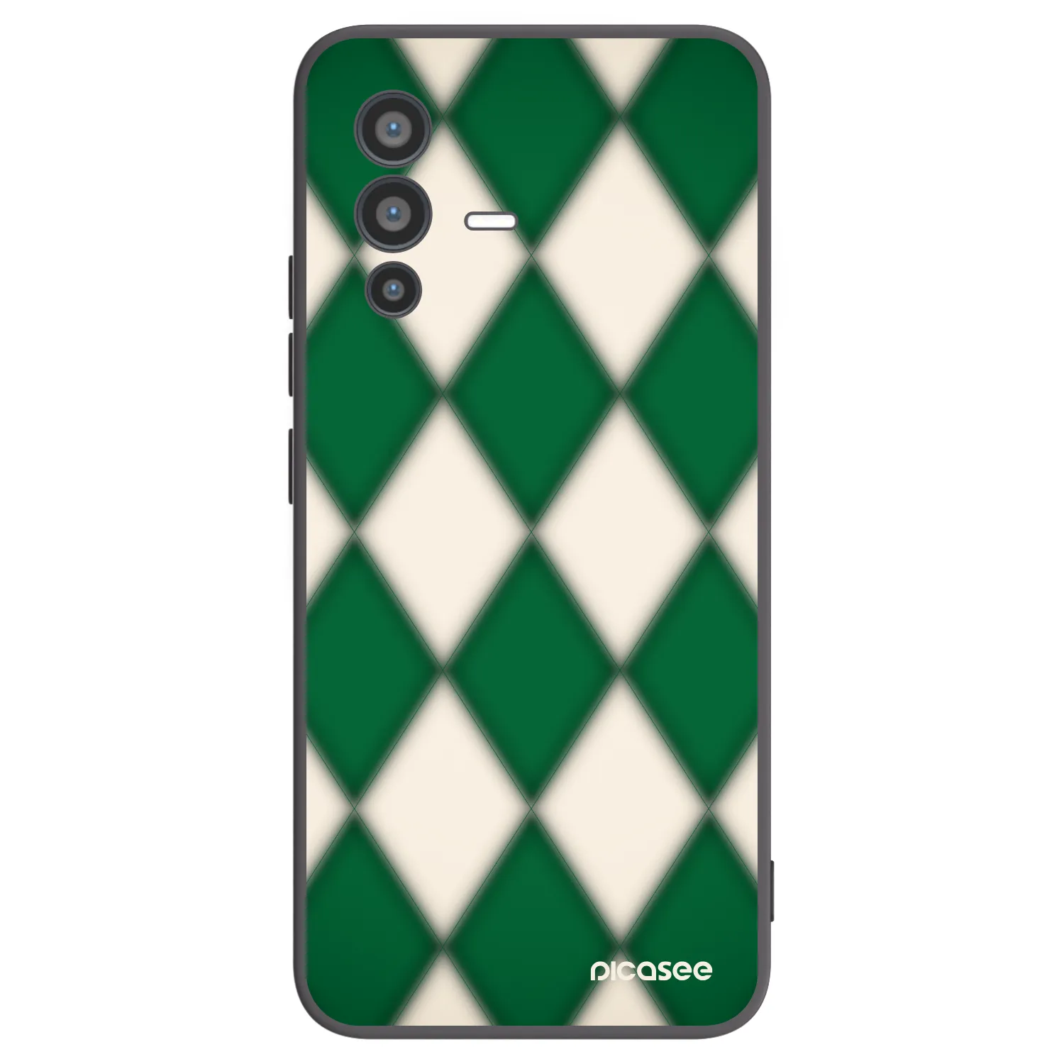 Picasee silikonový černý obal pro Vivo V23 5G - Emerald Diamond