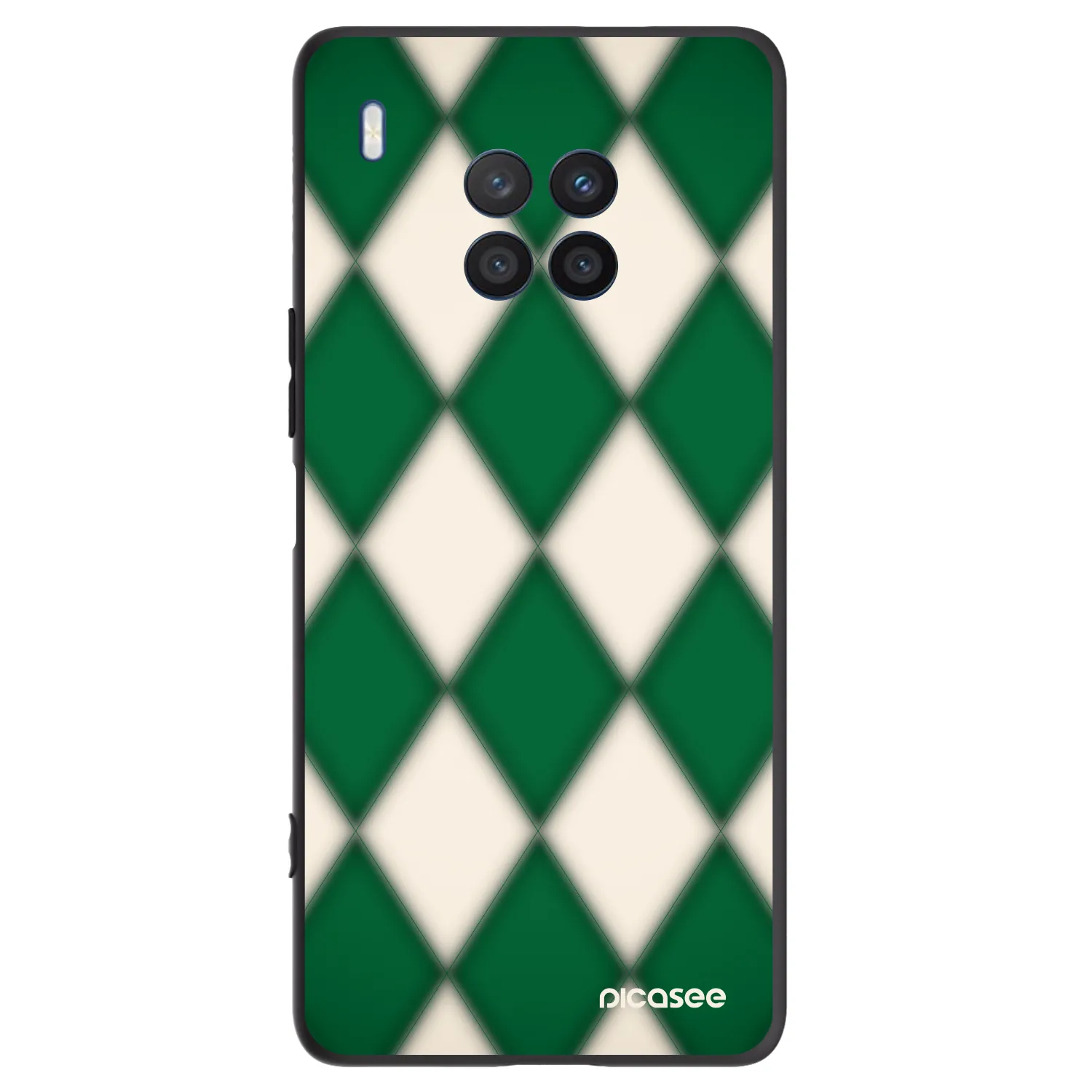 Picasee silikonový černý obal pro Honor 50 Lite - Emerald Diamond