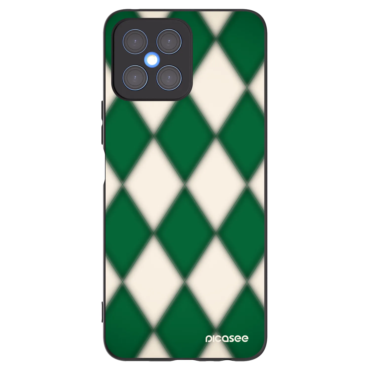 Picasee silikonový černý obal pro Honor X8 4G - Emerald Diamond
