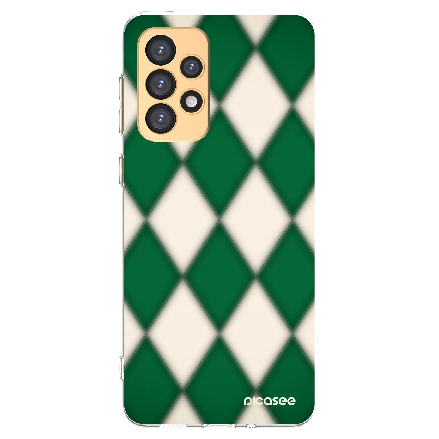 Picasee silikonový průhledný obal pro Samsung Galaxy A33 5G A336 - Emerald Diamond