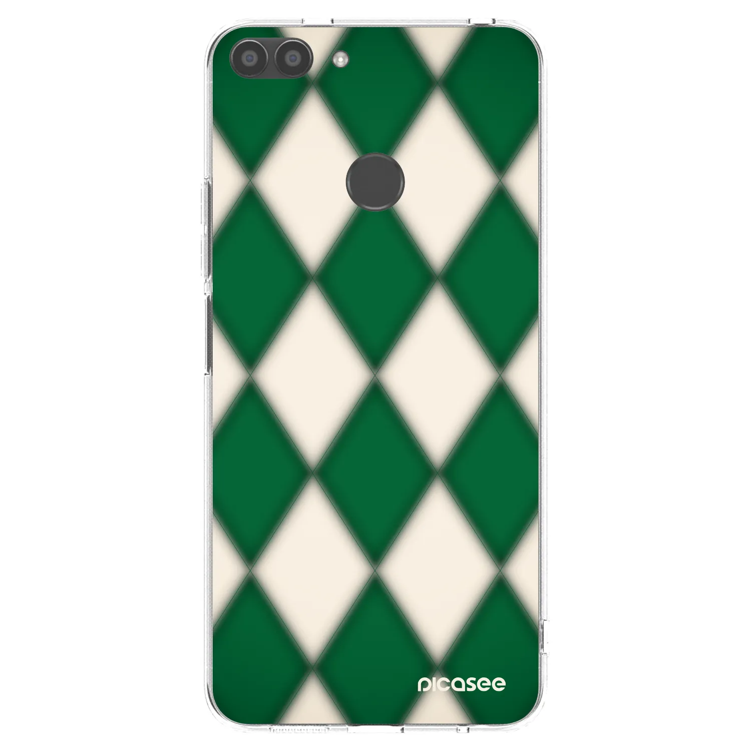 Picasee silikonový průhledný obal pro Huawei P Smart - Emerald Diamond