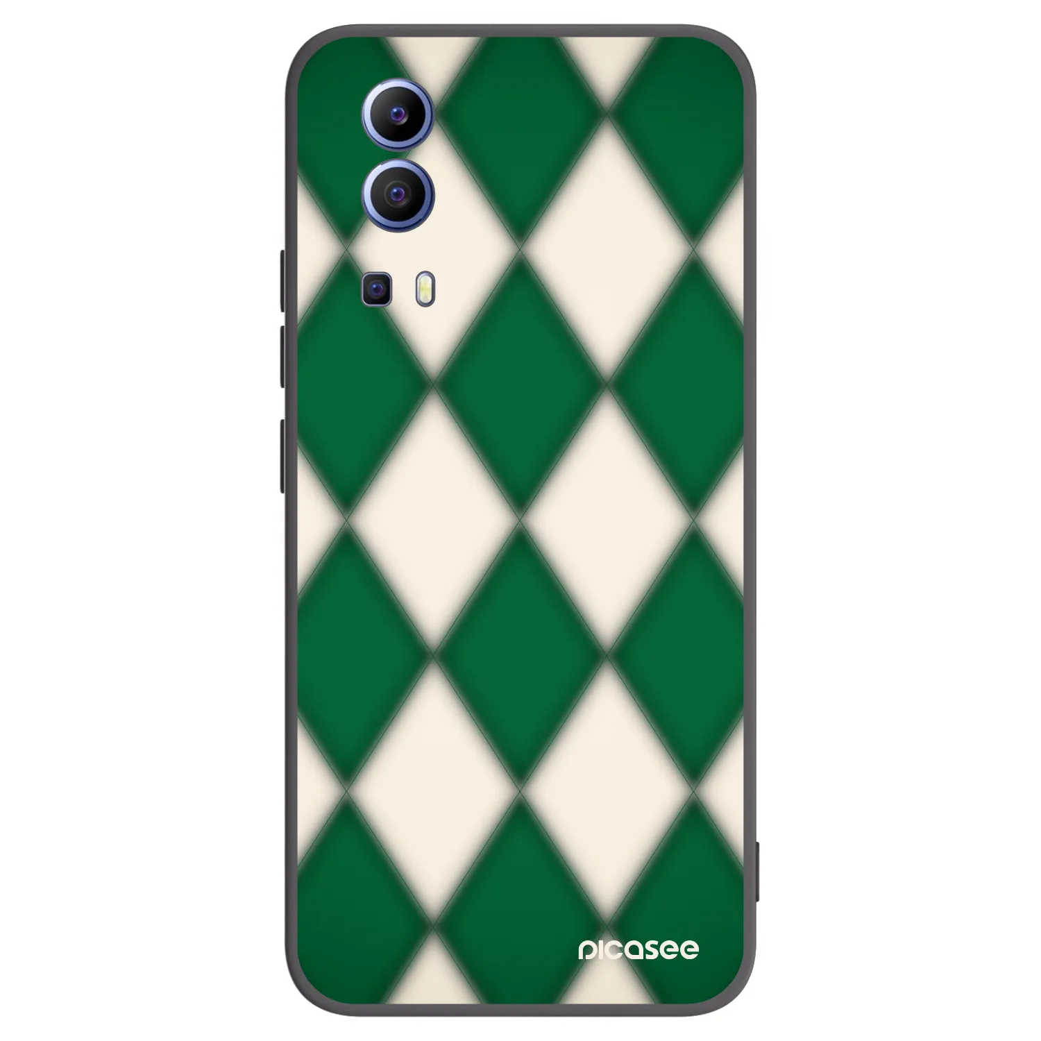Picasee silikonový černý obal pro Vivo Y52 5G - Emerald Diamond