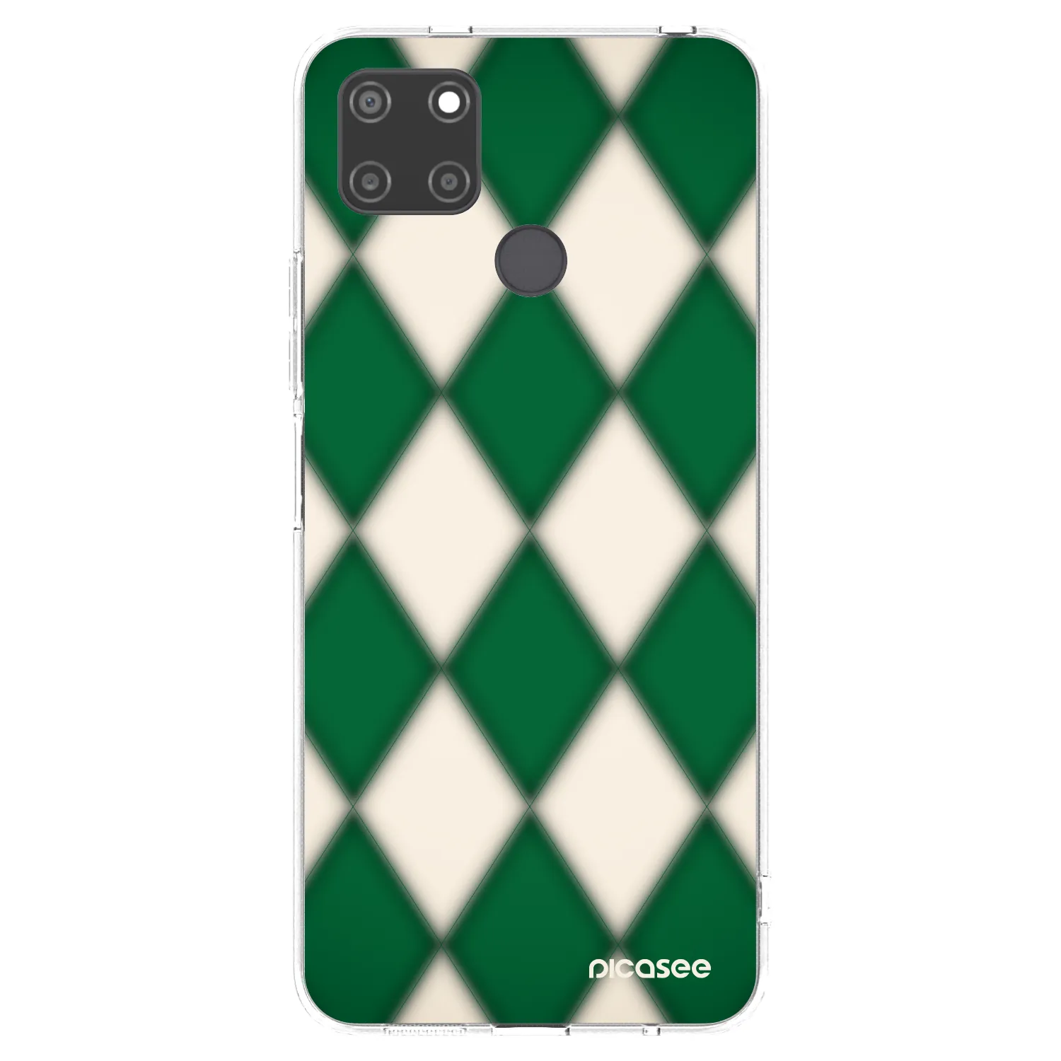Picasee silikonový průhledný obal pro Realme C21Y - Emerald Diamond