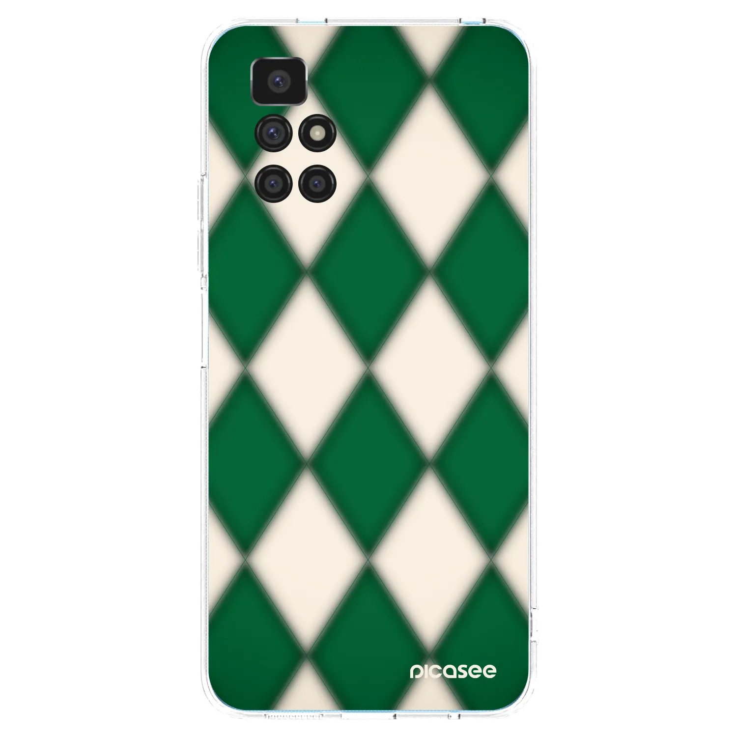 Picasee silikonový průhledný obal pro Xiaomi Redmi 10 (2022) - Emerald Diamond