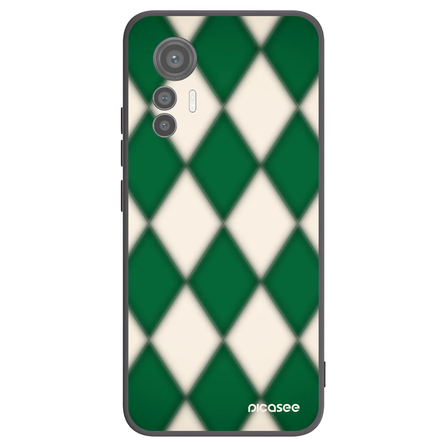Picasee silikonový černý obal pro Xiaomi 12 Lite - Emerald Diamond
