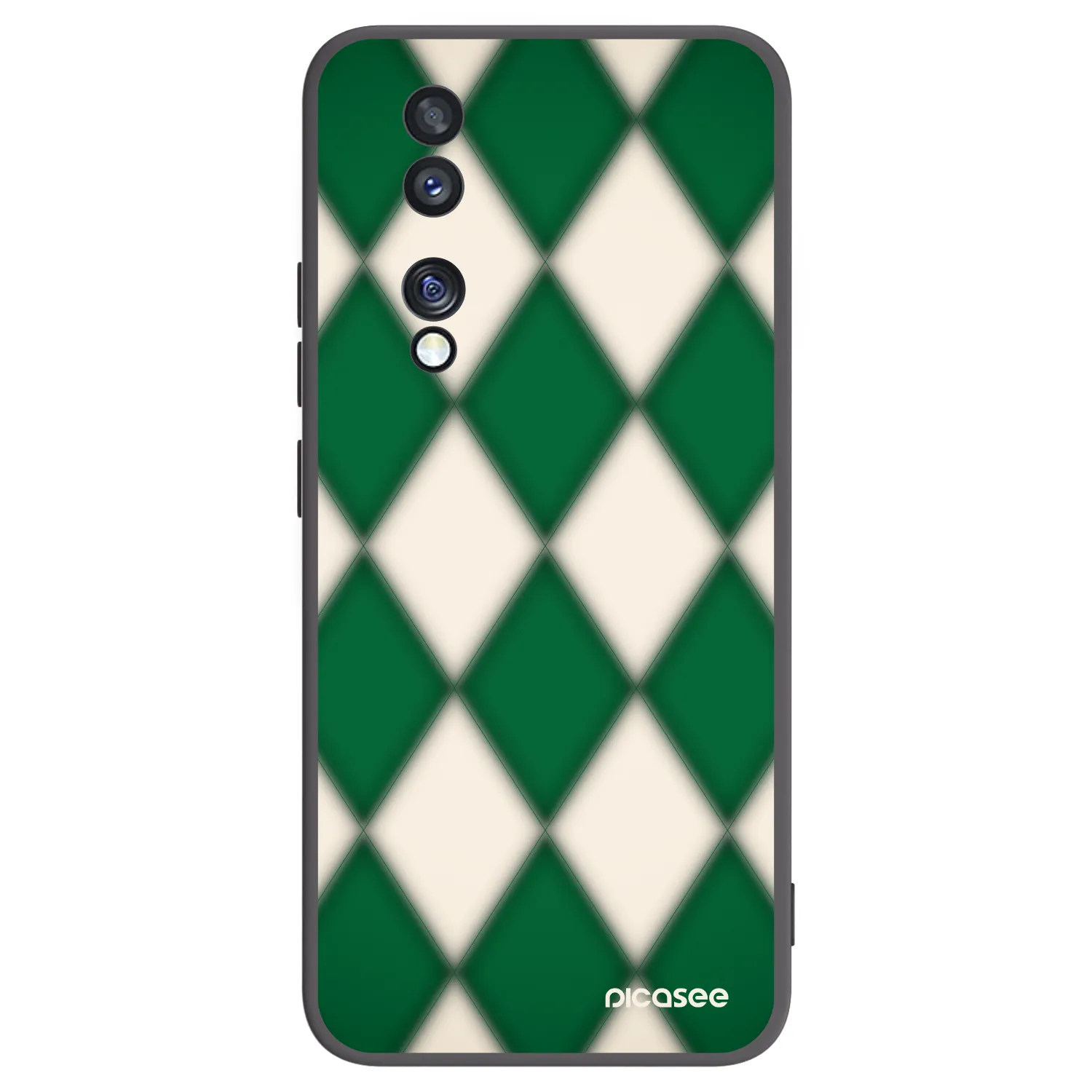 Picasee silikonový černý obal pro Honor 70 - Emerald Diamond