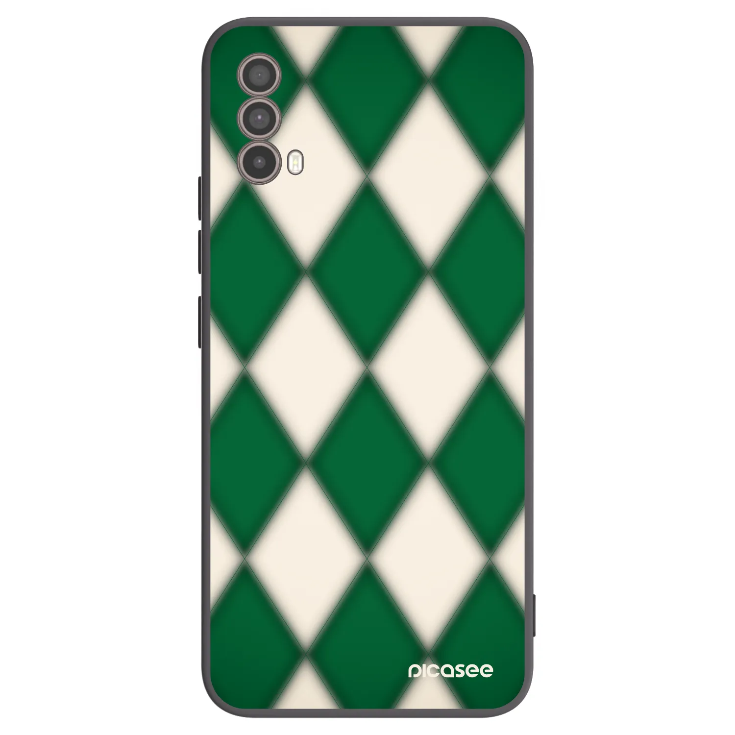 Picasee silikonový černý obal pro Motorola Moto E40 - Emerald Diamond