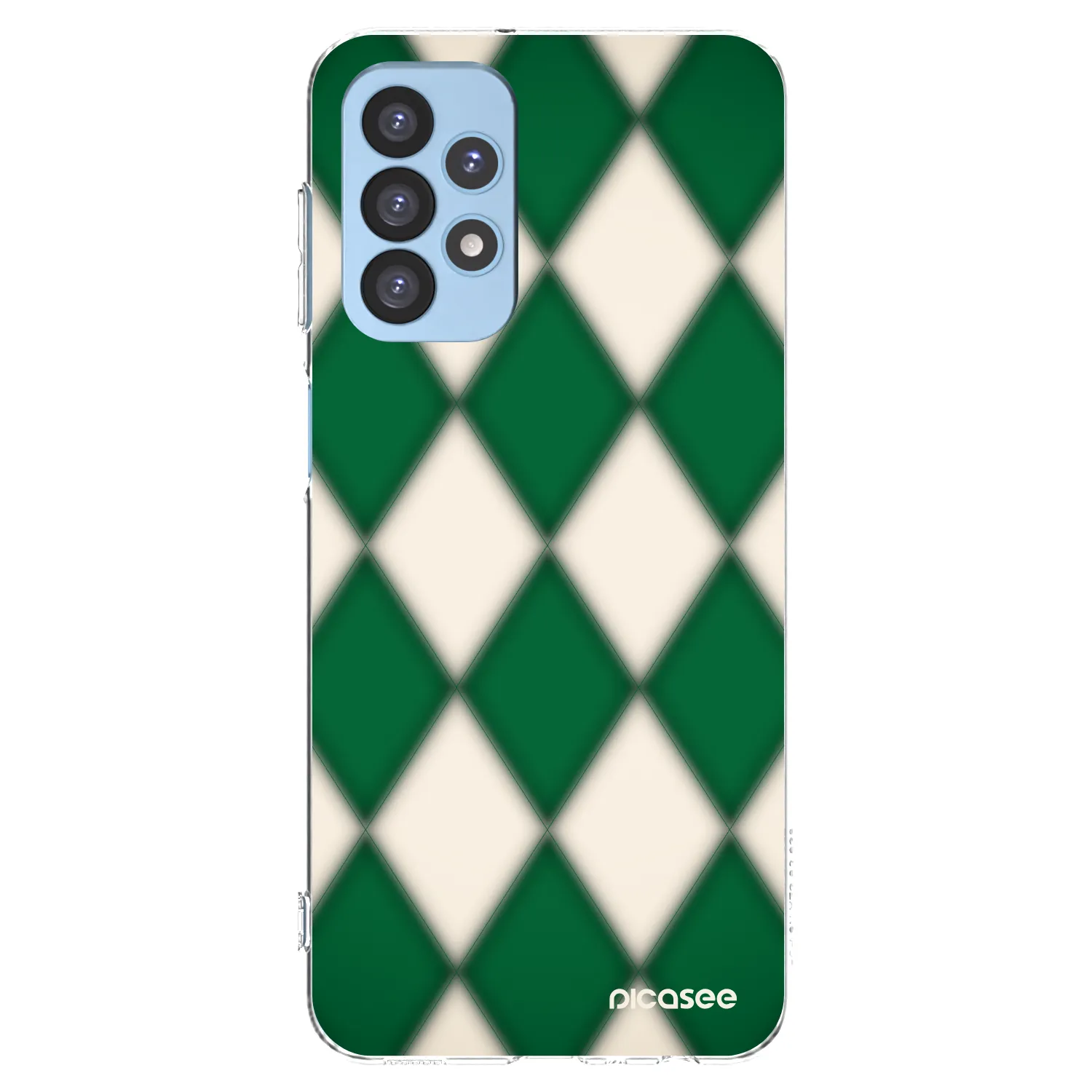 Picasee silikonový průhledný obal pro Samsung Galaxy A23 A235F 4G - Emerald Diamond