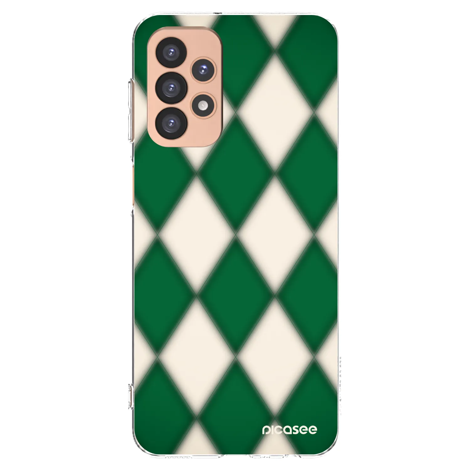 Picasee silikonový průhledný obal pro Samsung Galaxy A23 A236B 5G - Emerald Diamond
