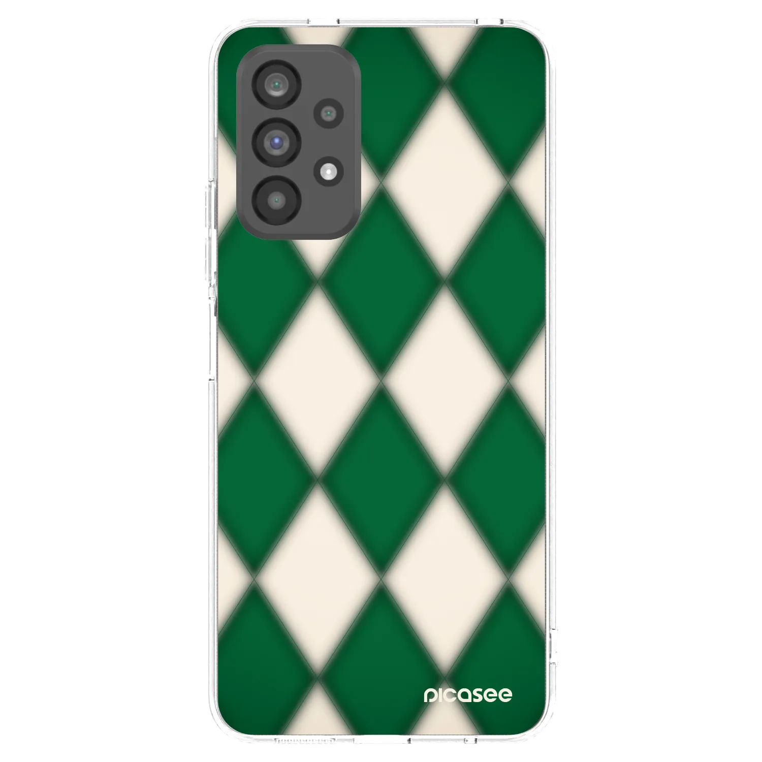 Picasee silikonový průhledný obal pro Samsung Galaxy A73 5G - Emerald Diamond