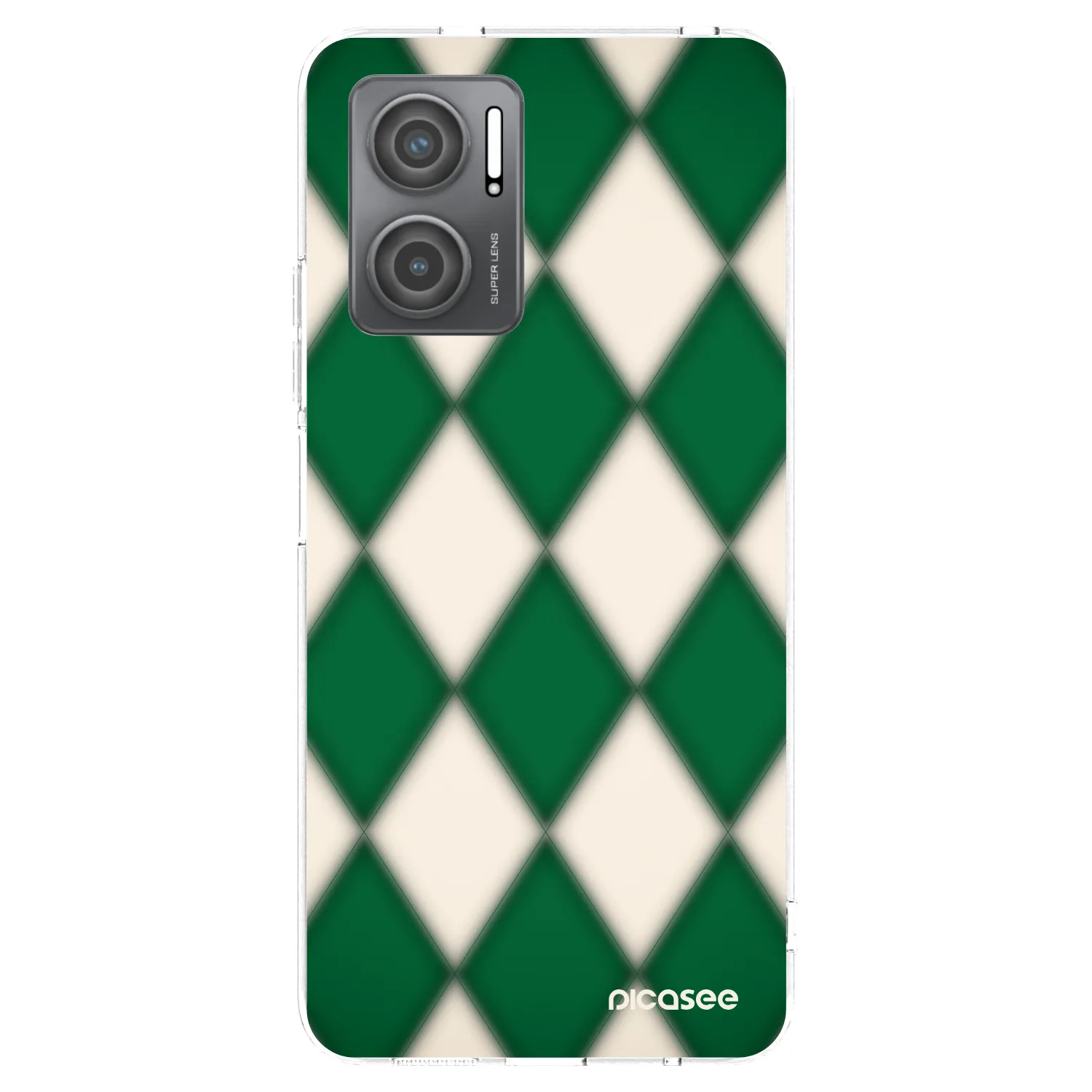 Picasee silikonový průhledný obal pro Xiaomi Redmi 10 5G - Emerald Diamond