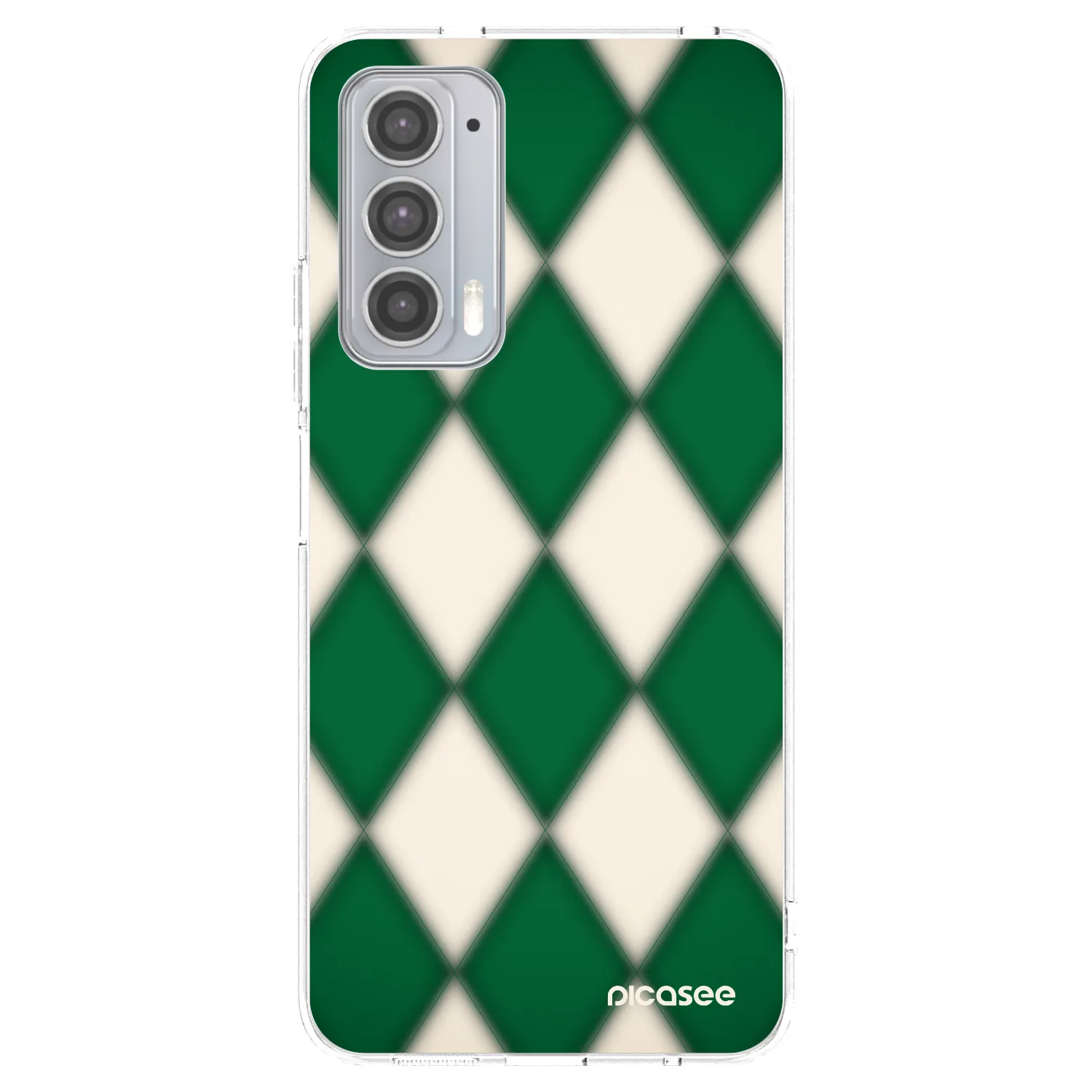 Picasee silikonový průhledný obal pro Motorola Edge 20 - Emerald Diamond