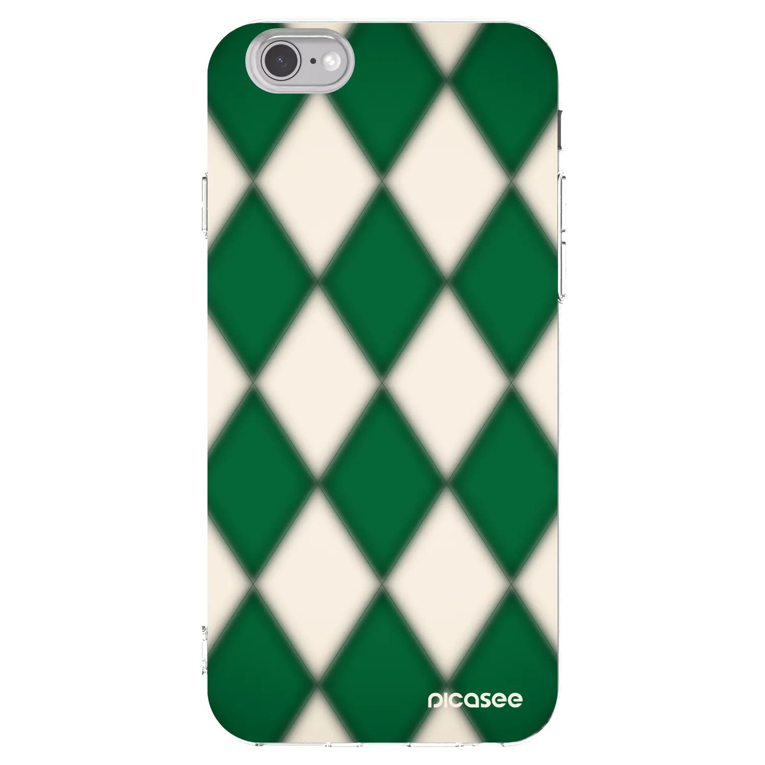 Picasee silikonový průhledný obal pro Apple iPhone 6/6S - Emerald Diamond