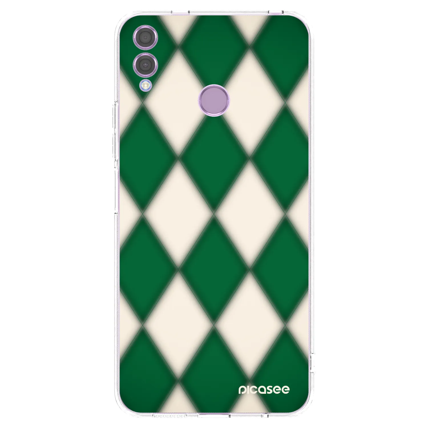 Picasee silikonový průhledný obal pro Honor 8X - Emerald Diamond