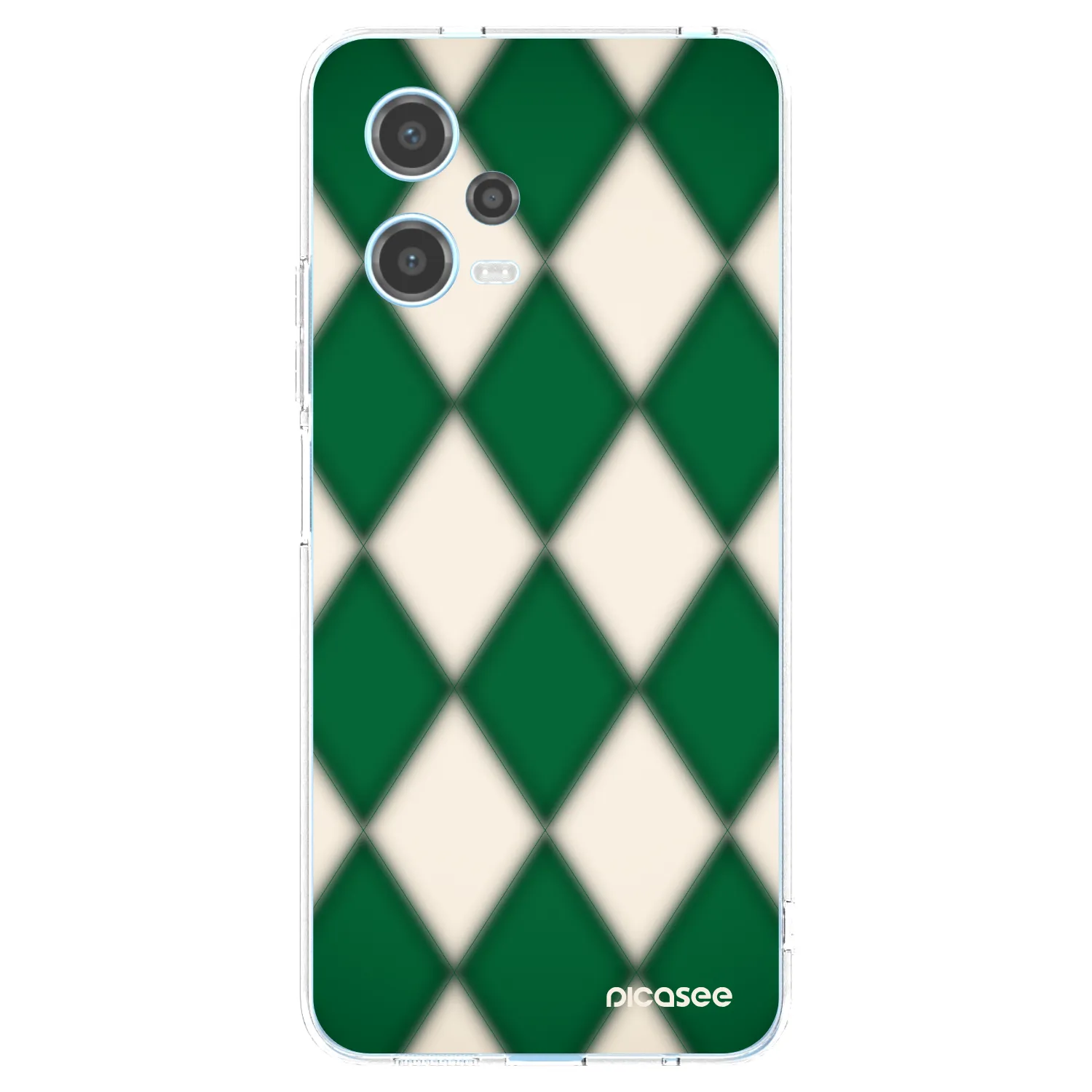 Picasee silikonový průhledný obal pro Xiaomi Redmi Note 12 5G - Emerald Diamond
