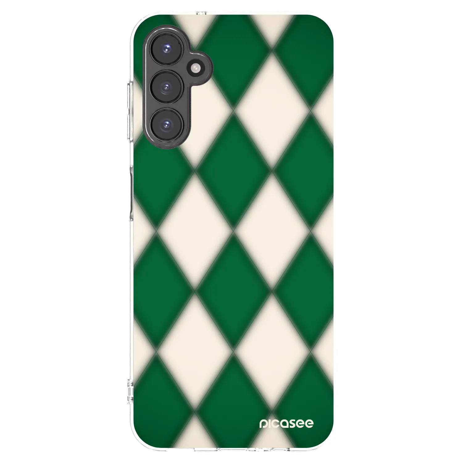 Picasee silikonový průhledný obal pro Samsung Galaxy A14 4G A145R - Emerald Diamond