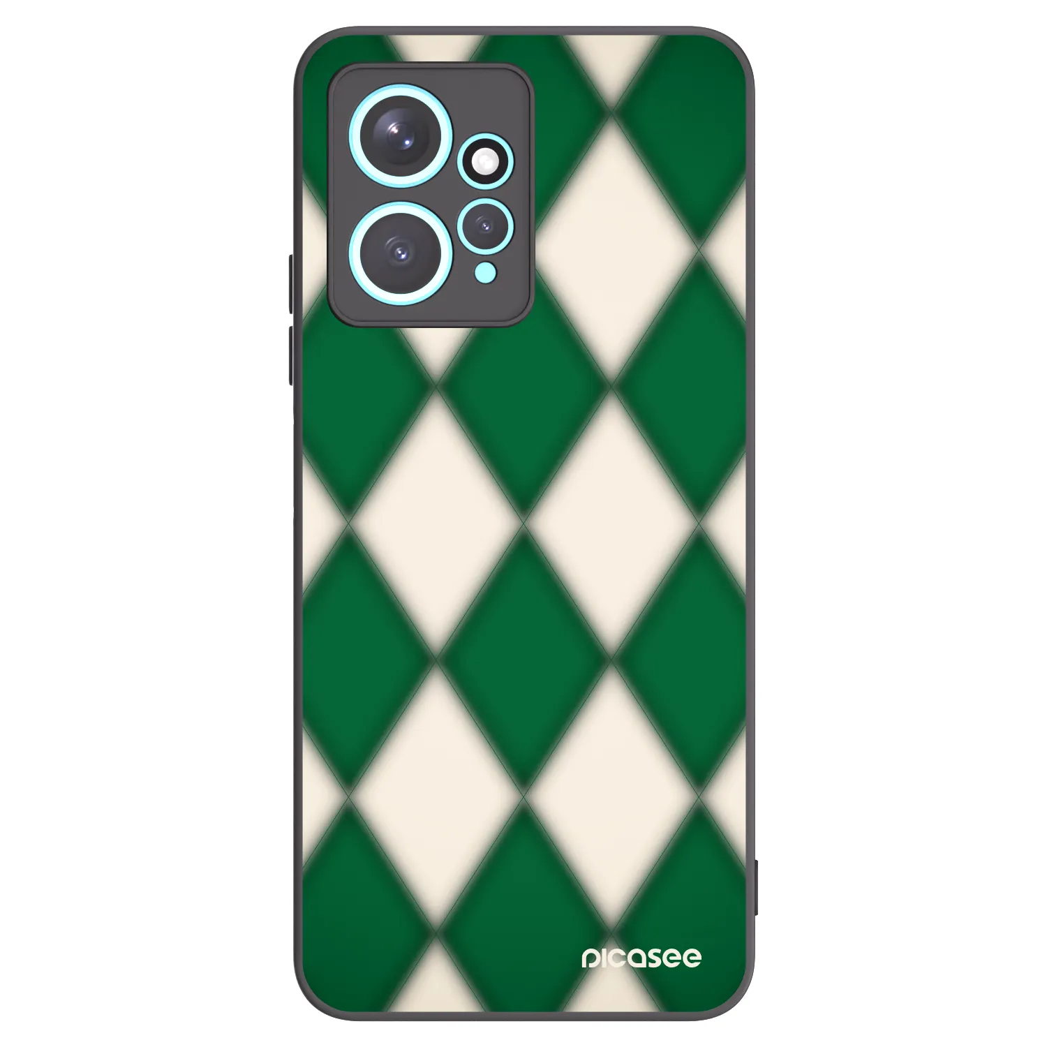 Picasee silikonový černý obal pro Xiaomi Redmi Note 12 4G - Emerald Diamond
