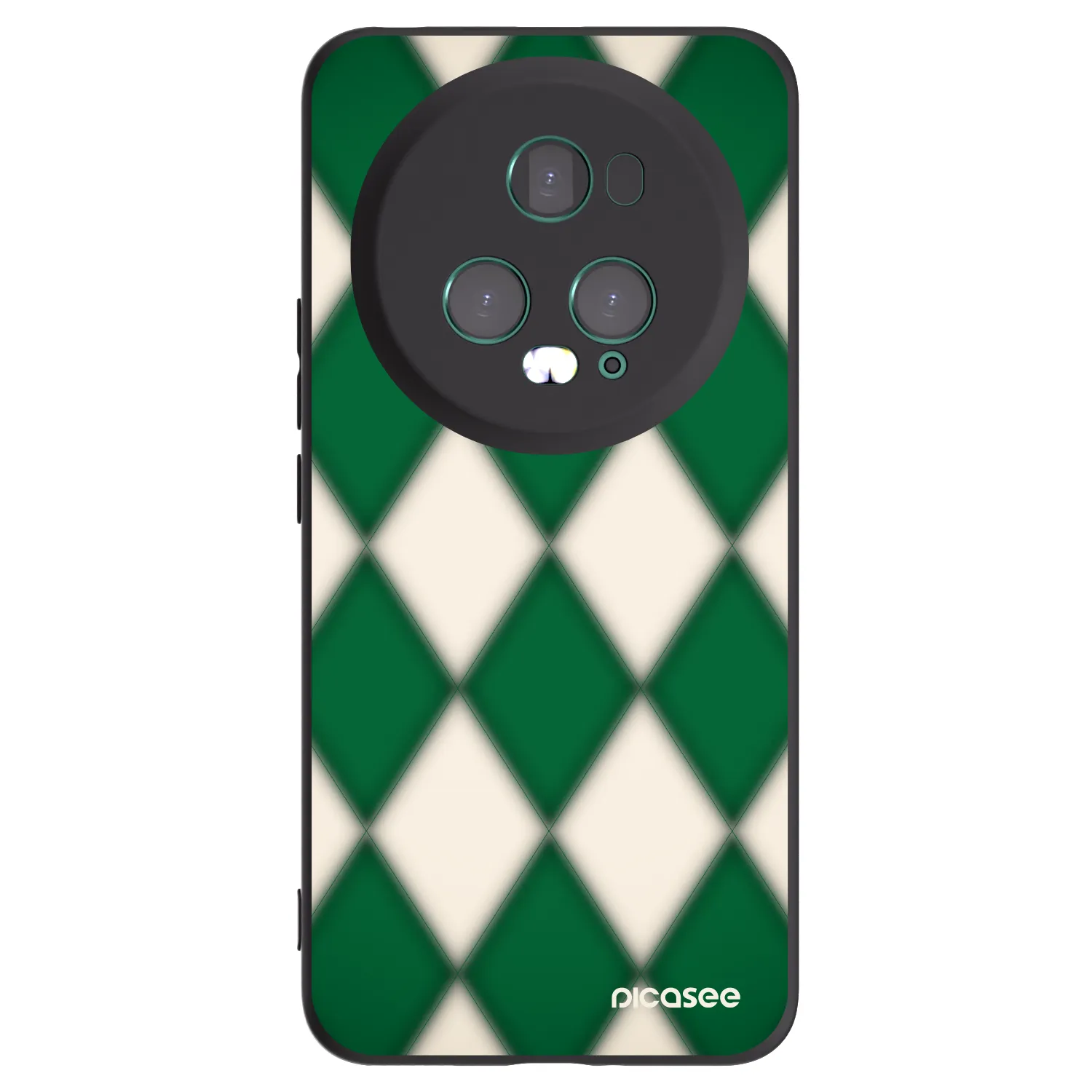 Picasee silikonový černý obal pro Honor Magic5 Pro - Emerald Diamond