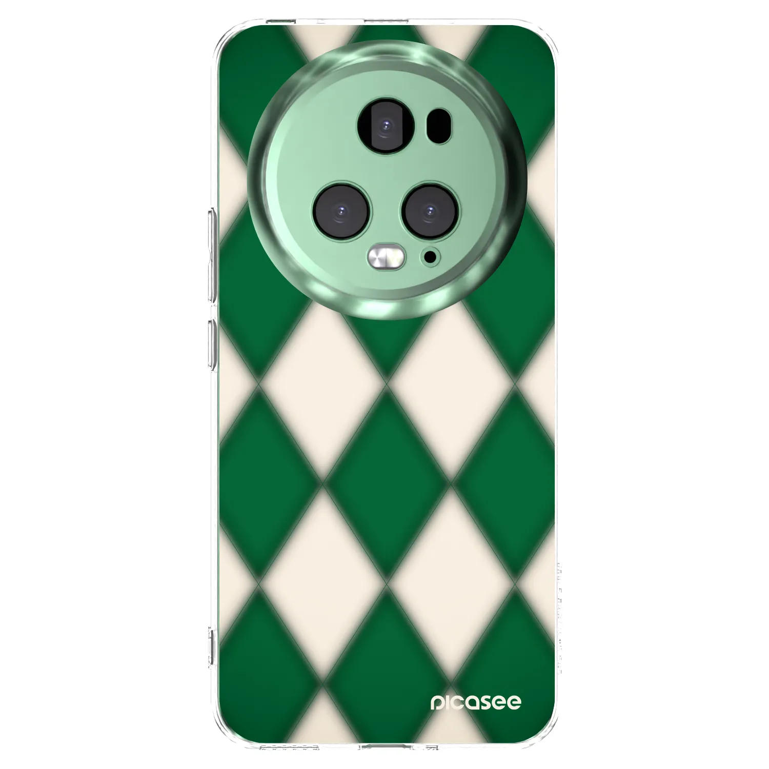 Picasee silikonový průhledný obal pro Honor Magic5 Pro - Emerald Diamond