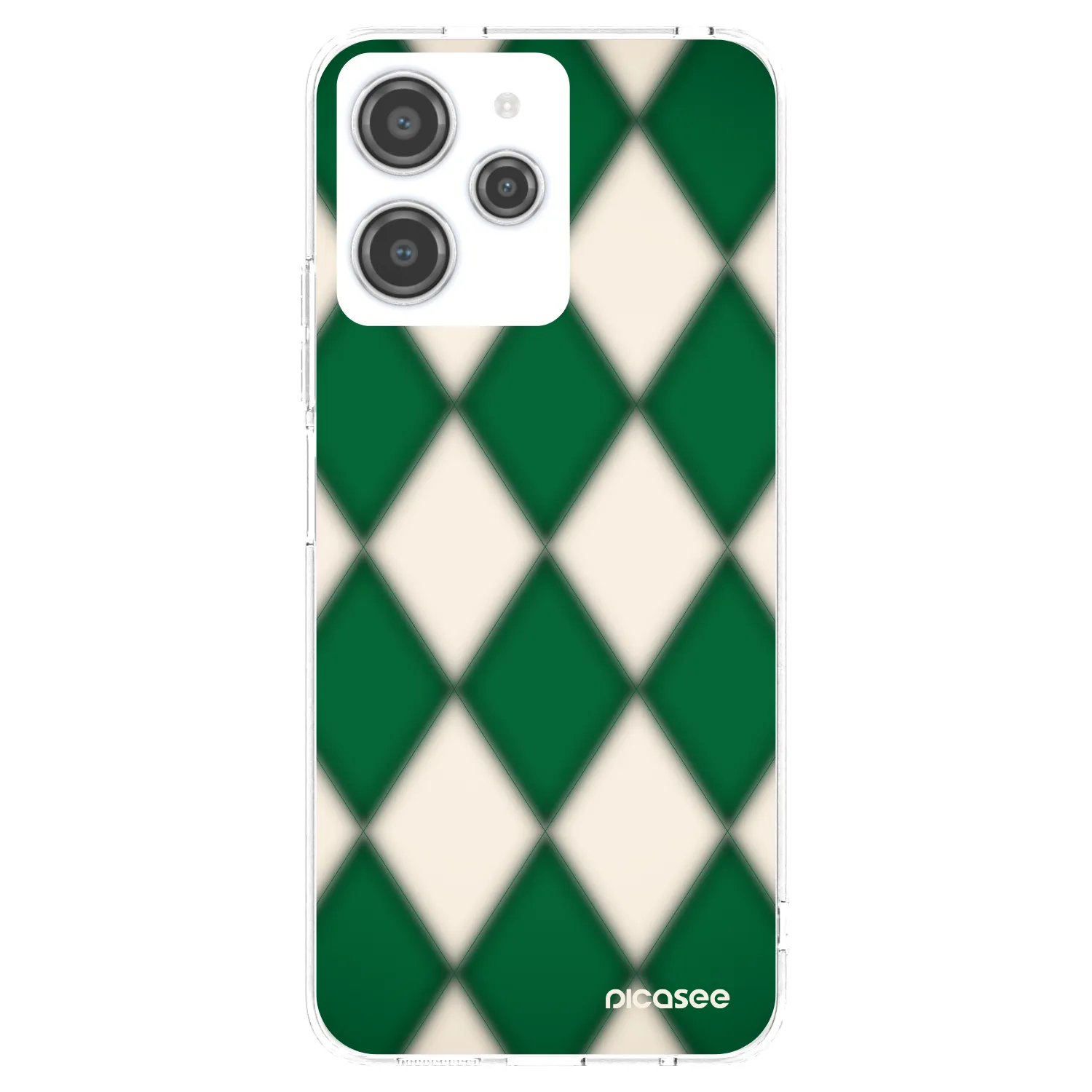 Picasee silikonový průhledný obal pro Xiaomi Redmi 12 4G - Emerald Diamond
