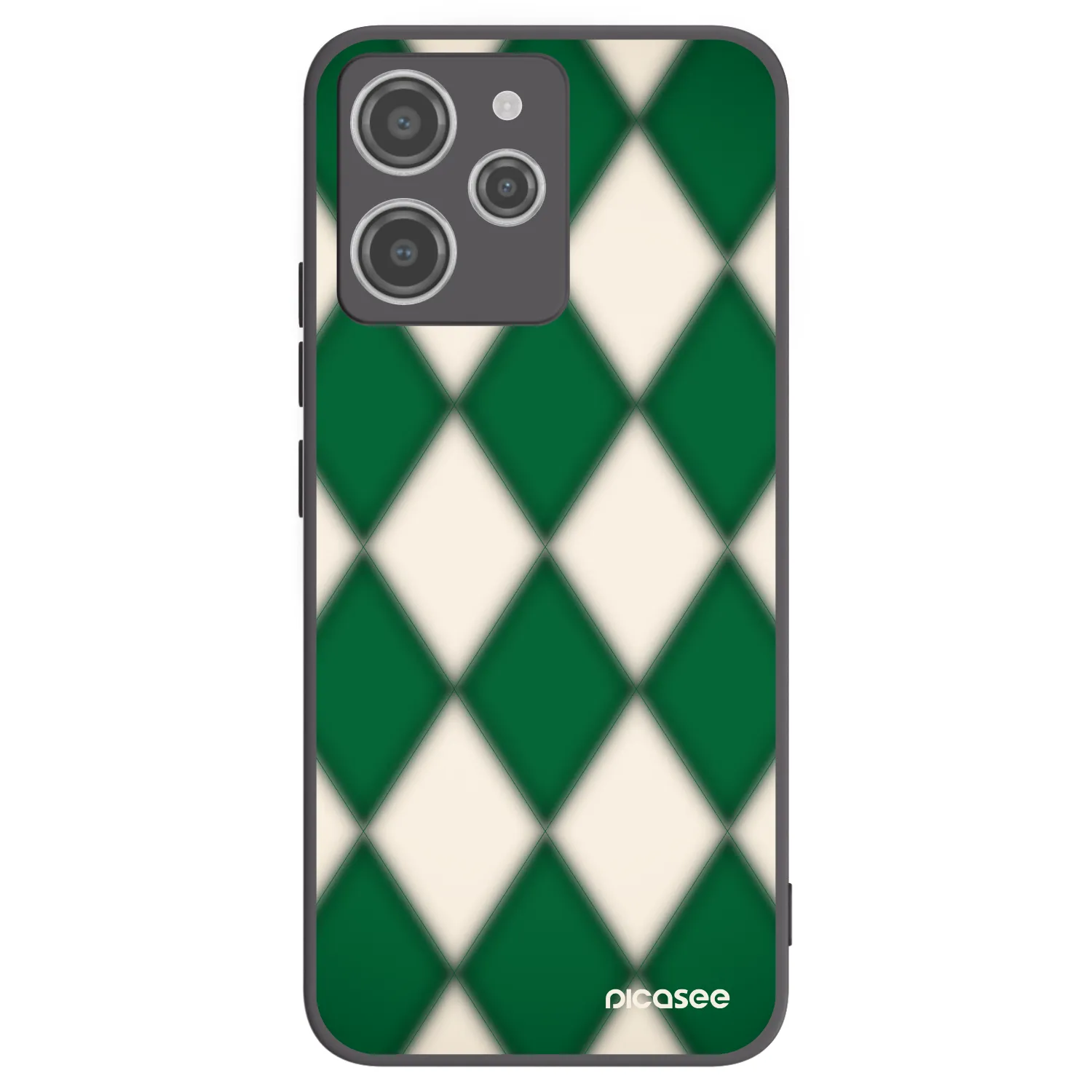Picasee silikonový černý obal pro Xiaomi Redmi 12 4G - Emerald Diamond