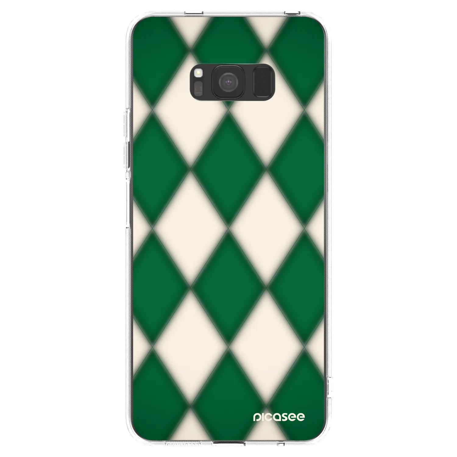 Picasee silikonový průhledný obal pro Samsung Galaxy S8 G950F - Emerald Diamond