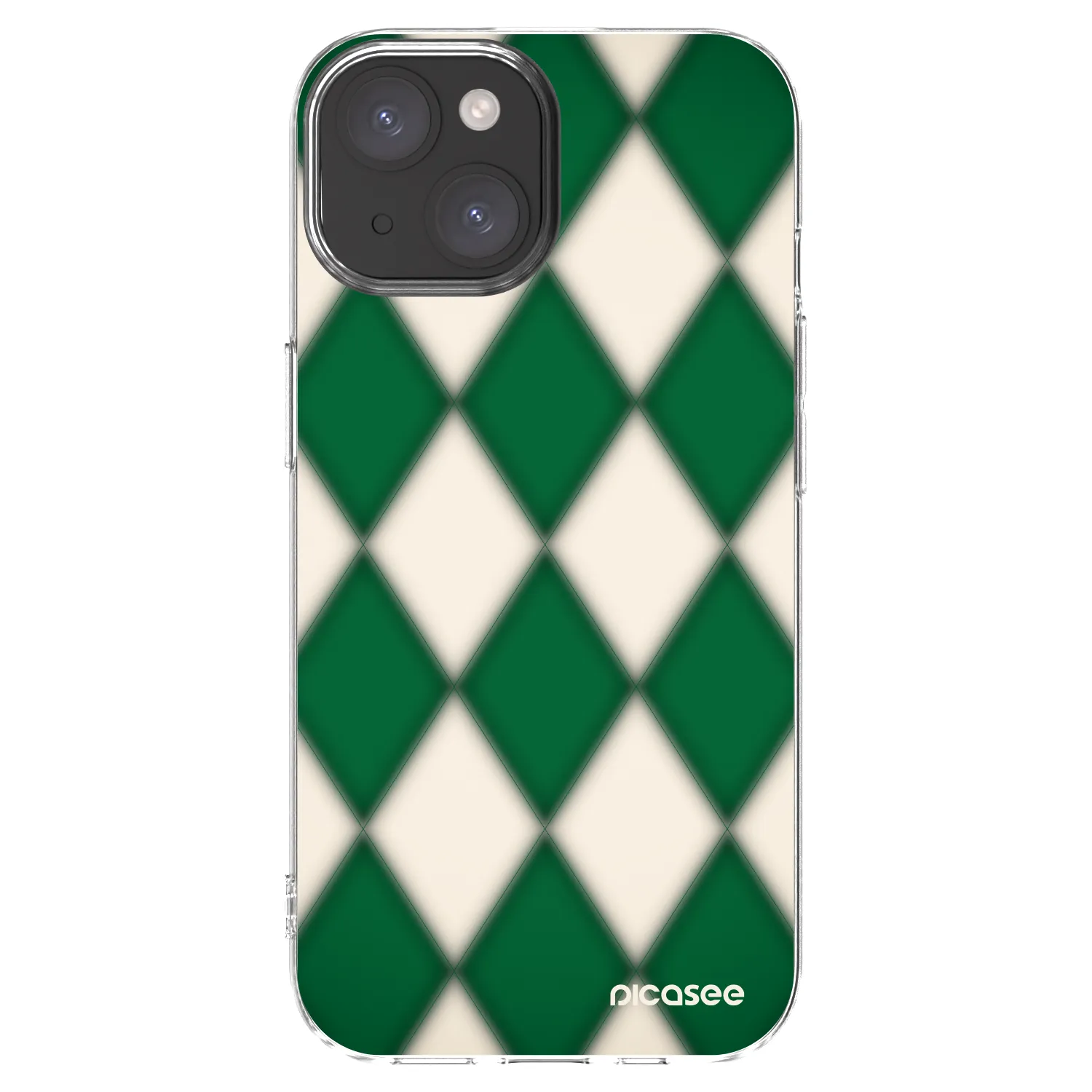 Picasee silikonový průhledný obal pro Apple iPhone 15 - Emerald Diamond