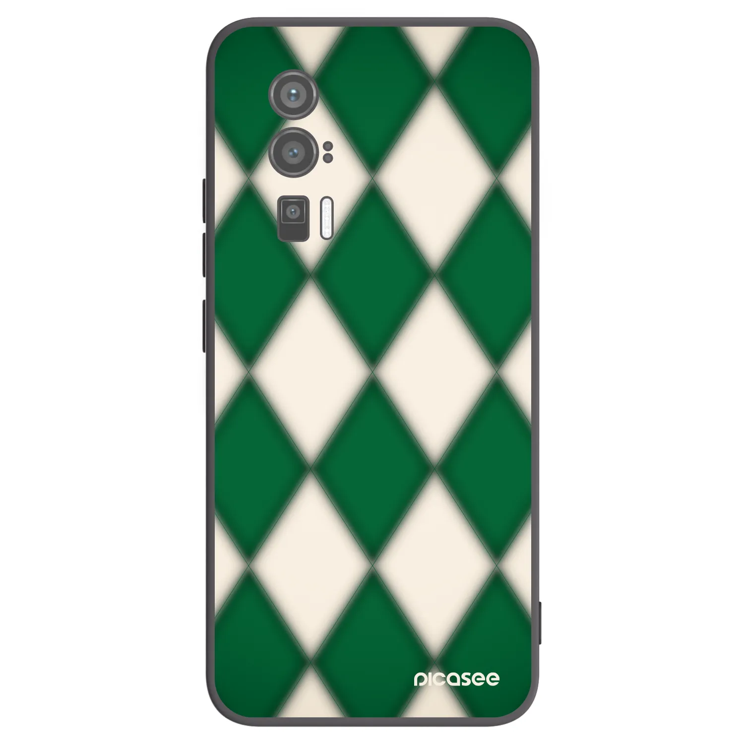 Picasee silikonový černý obal pro Xiaomi Poco F5 Pro 5G - Emerald Diamond