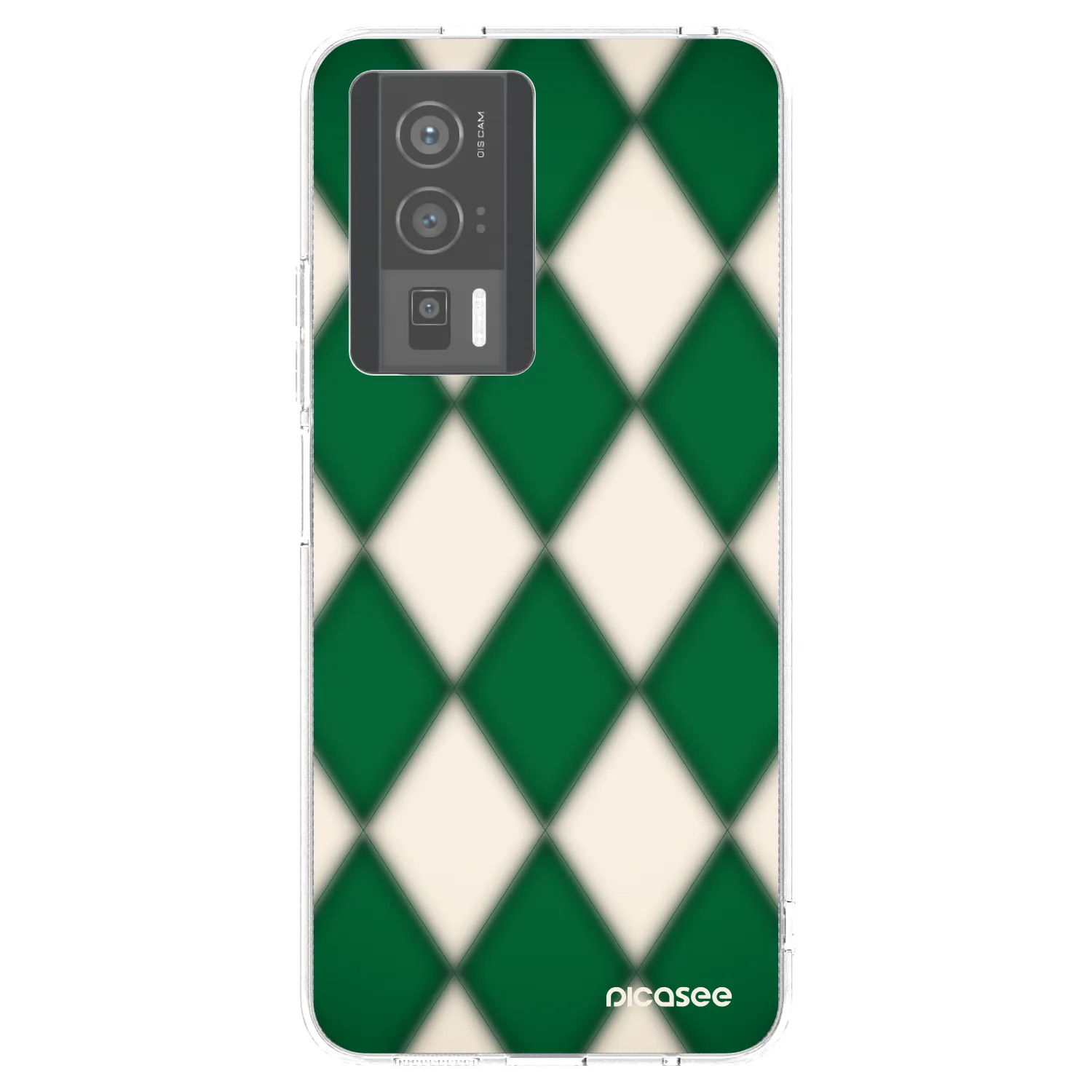Picasee silikonový průhledný obal pro Xiaomi Poco F5 Pro 5G - Emerald Diamond
