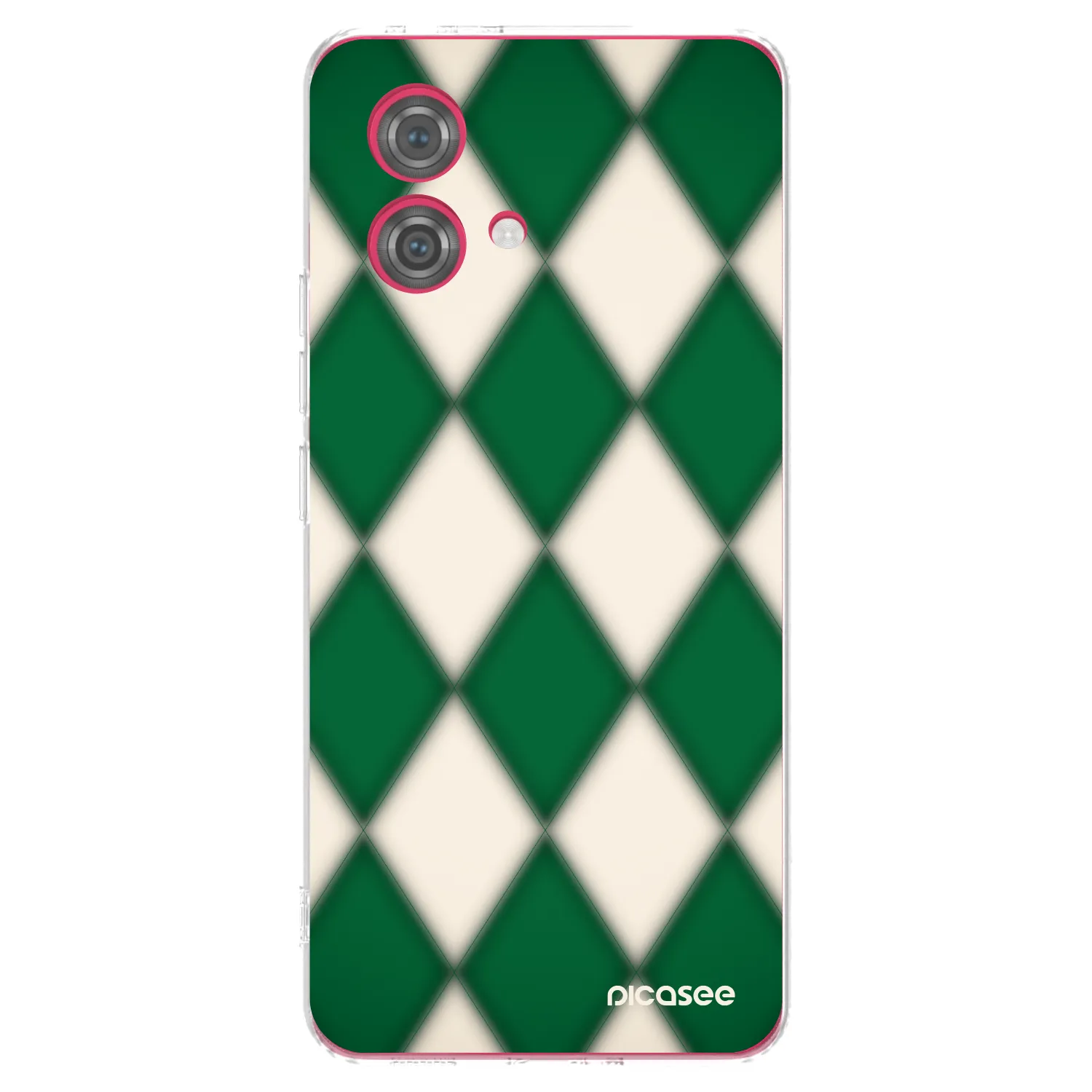 Picasee silikonový průhledný obal pro Motorola Moto G84 5G - Emerald Diamond