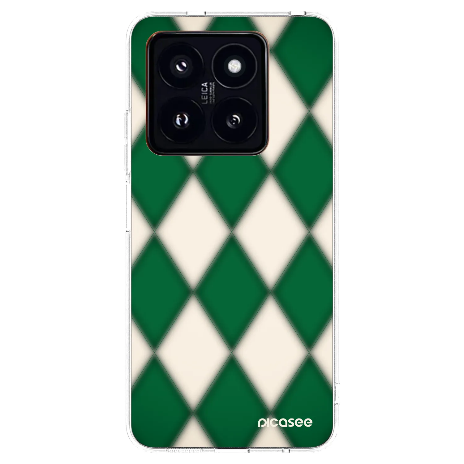 Picasee silikonový průhledný obal pro Xiaomi 14 Pro - Emerald Diamond