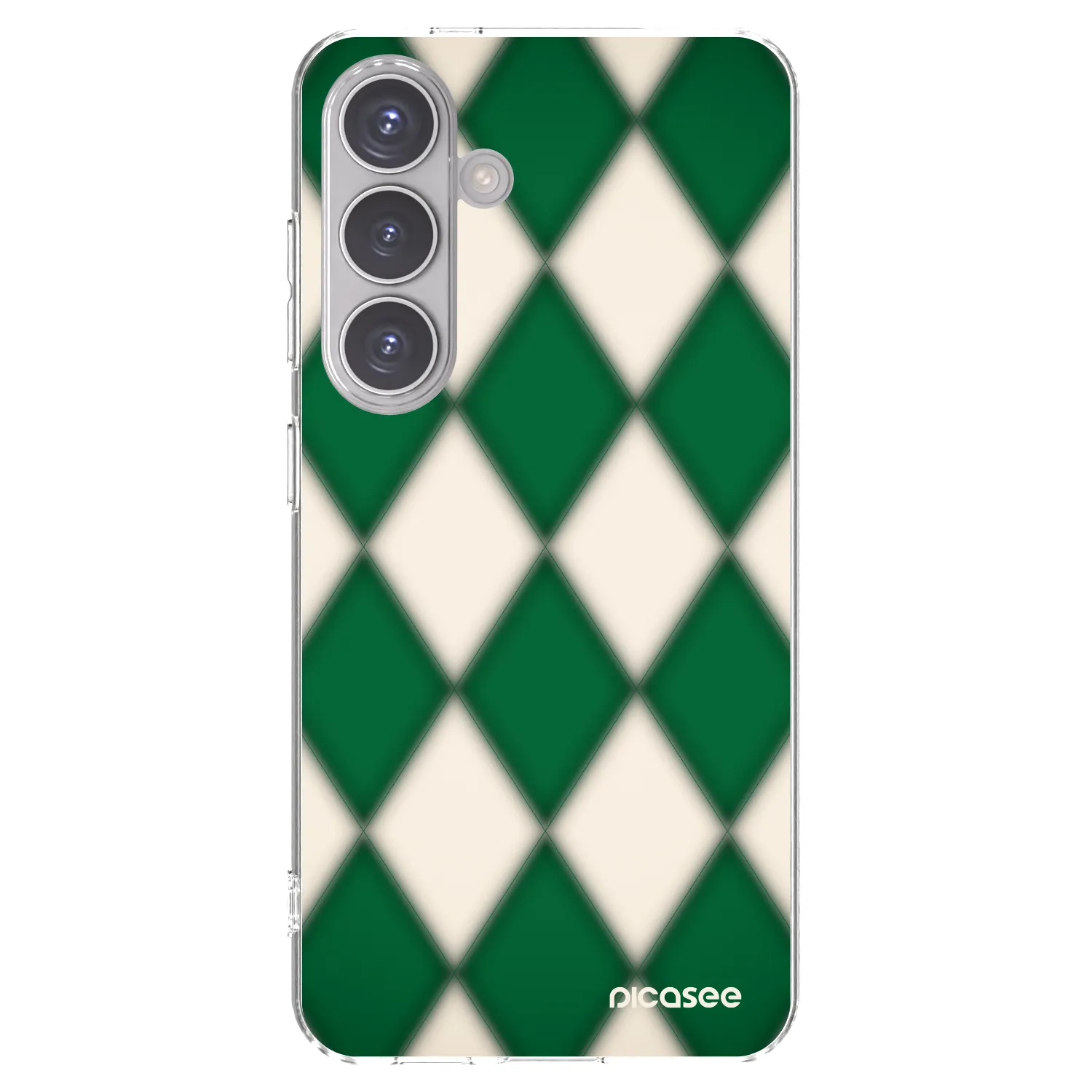 Picasee silikonový průhledný obal pro Samsung Galaxy S24 S921B 5G - Emerald Diamond